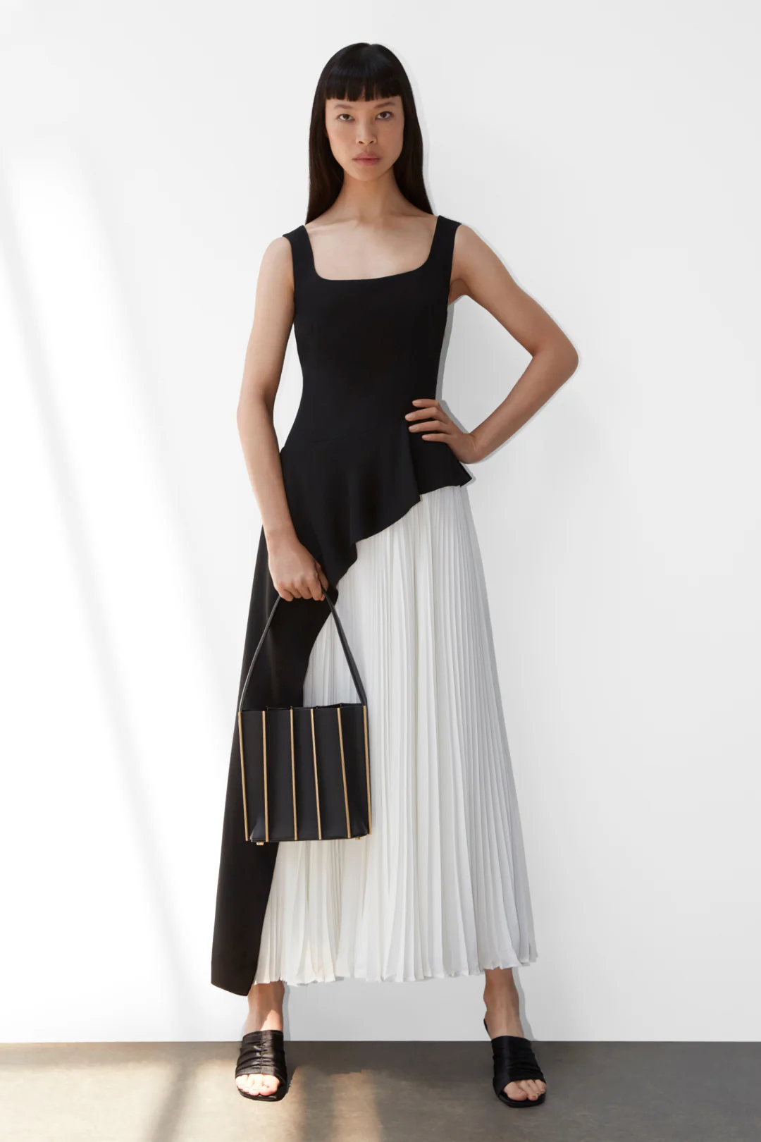 Zayla Pleated Midi Dress - Image 2