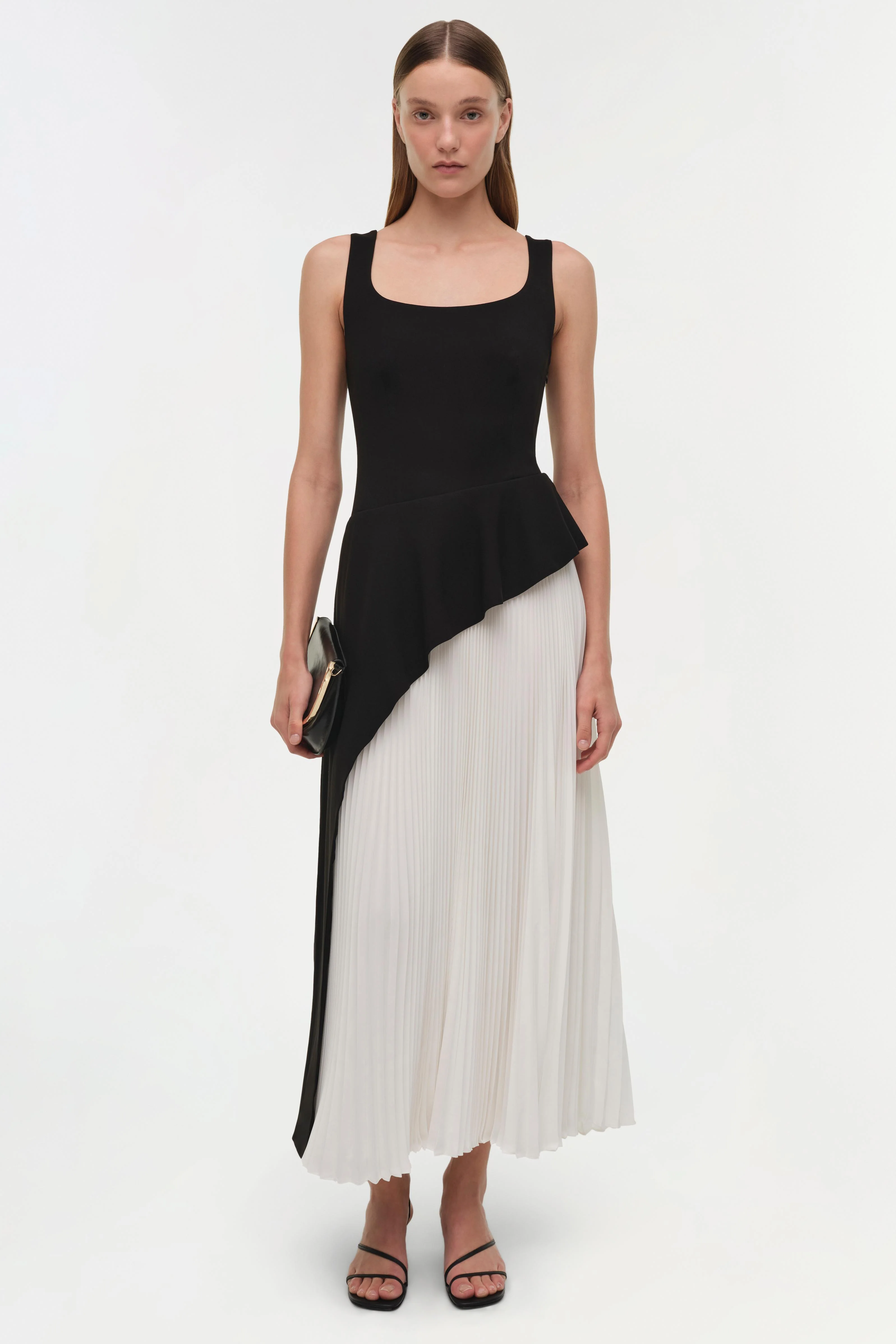 Zayla Pleated Midi Dress - Image 3