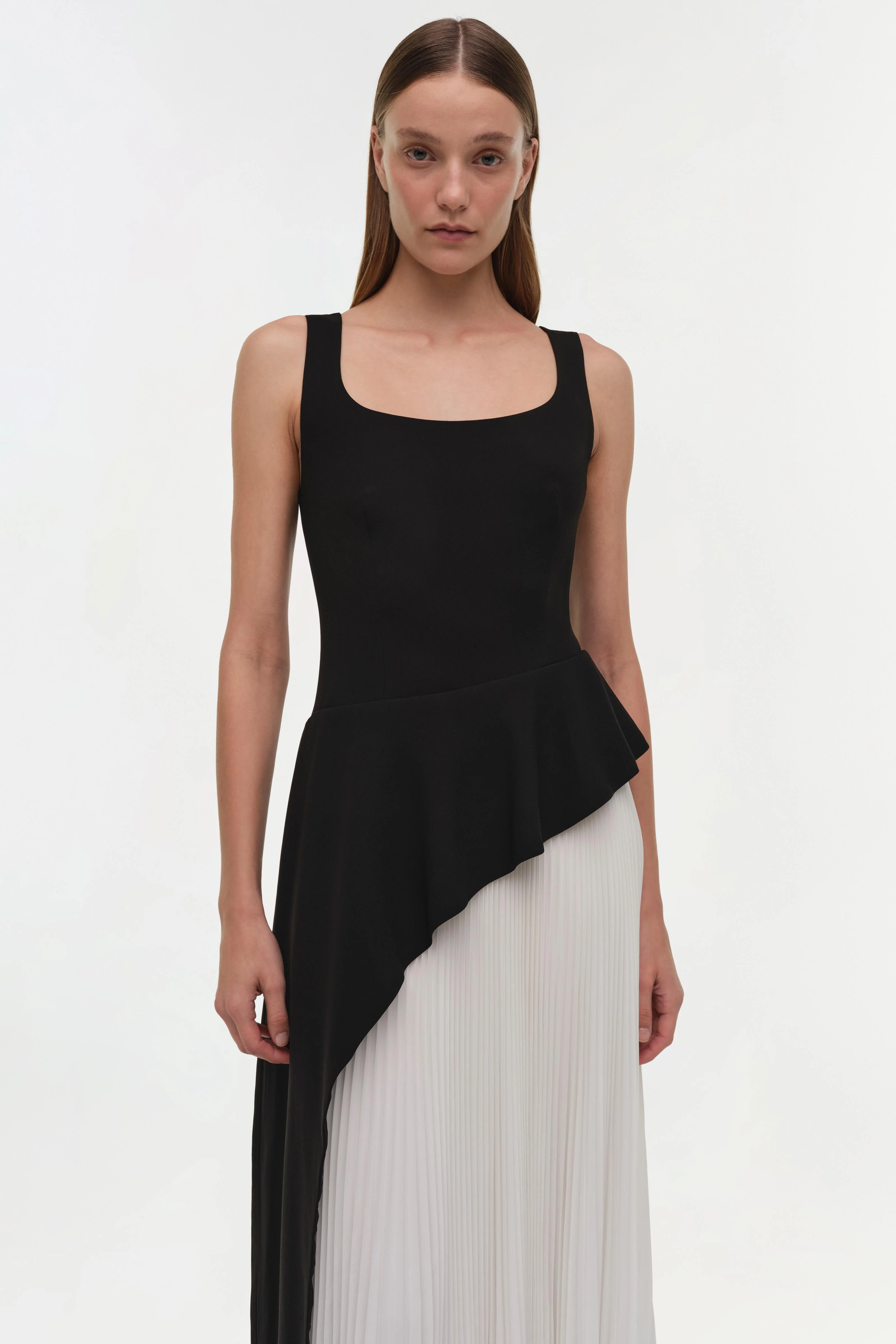Zayla Pleated Midi Dress - Image 4