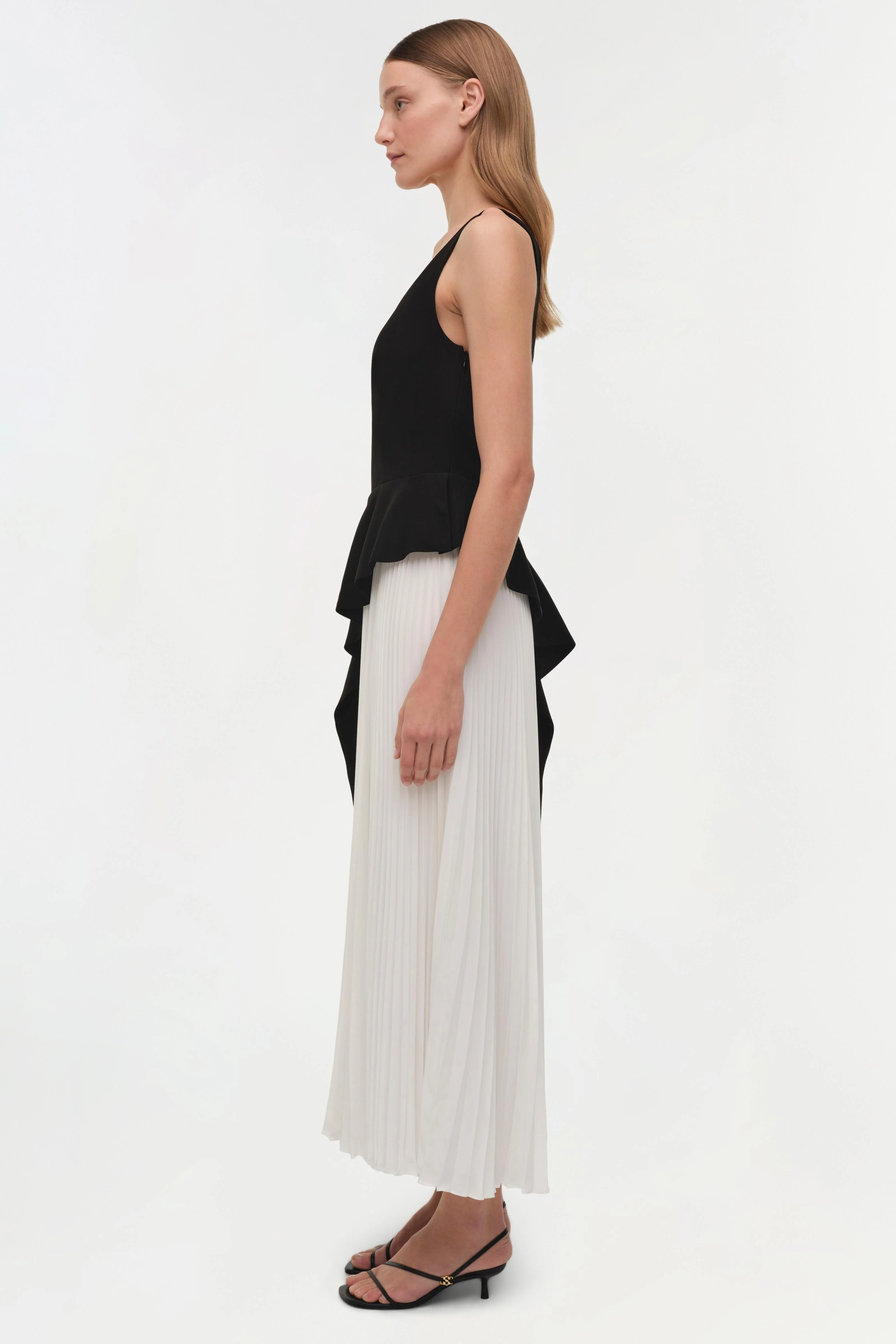 Zayla Pleated Midi Dress - Image 5
