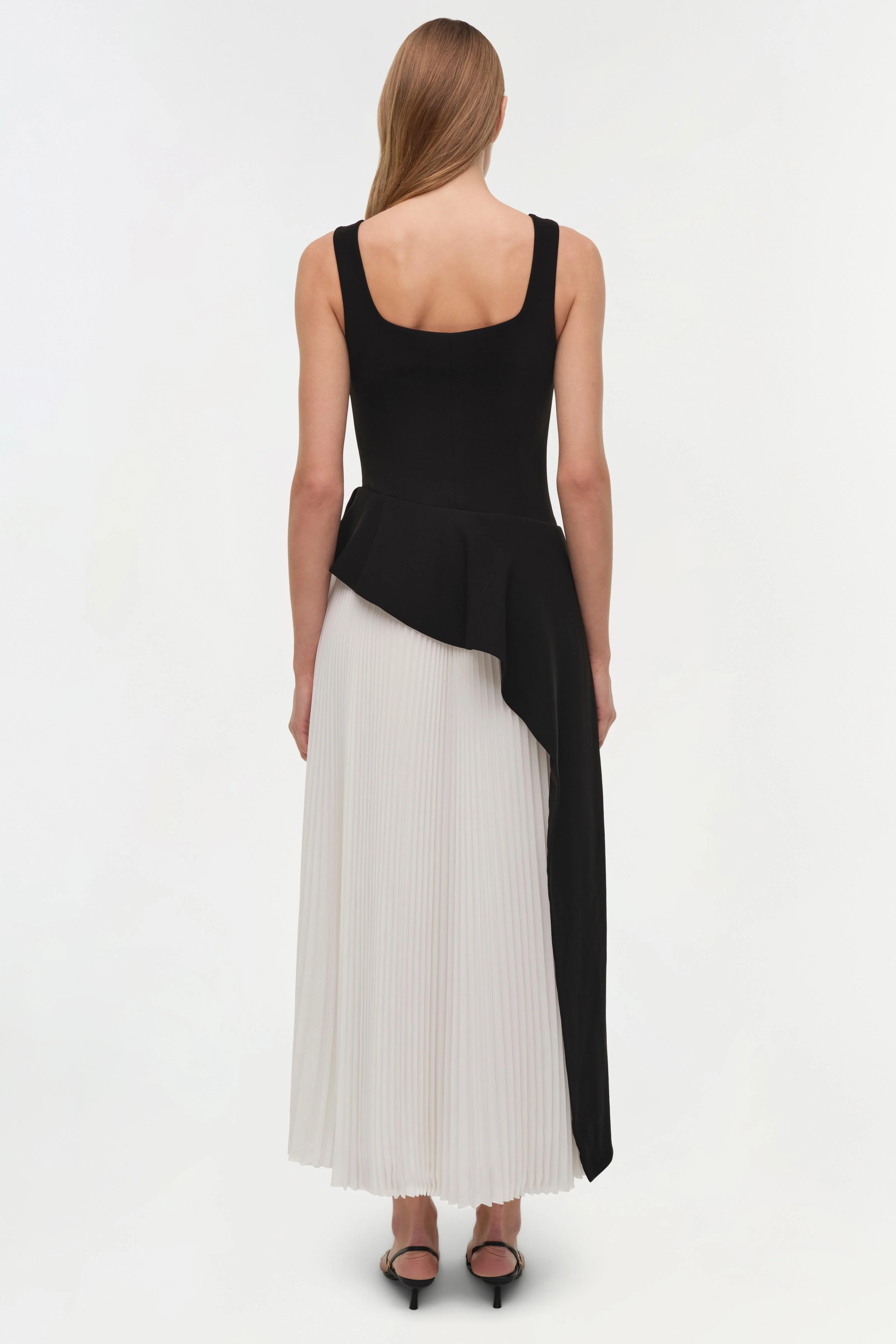 Zayla Pleated Midi Dress - Image 6