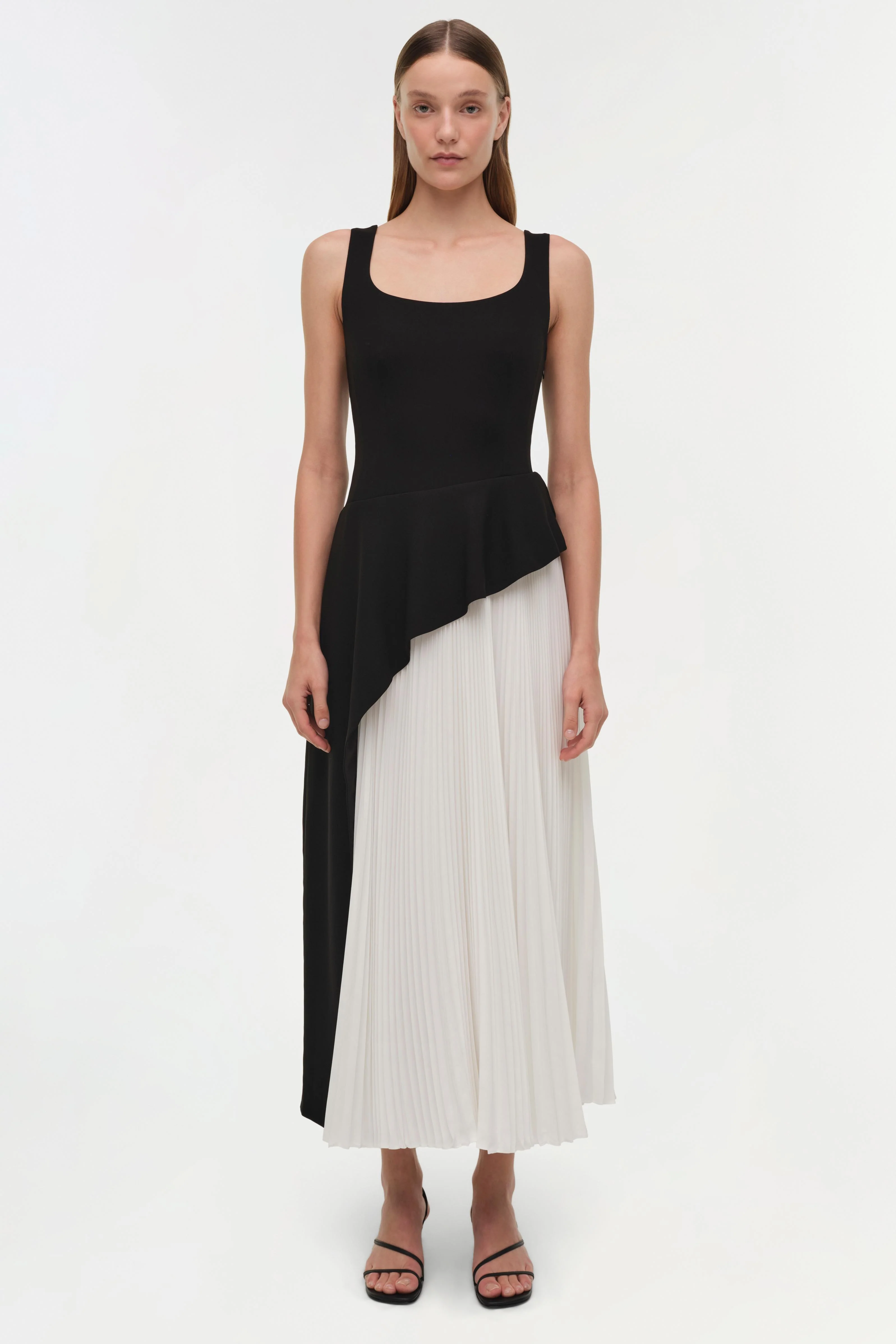 Zayla Pleated Midi Dress - Image 7