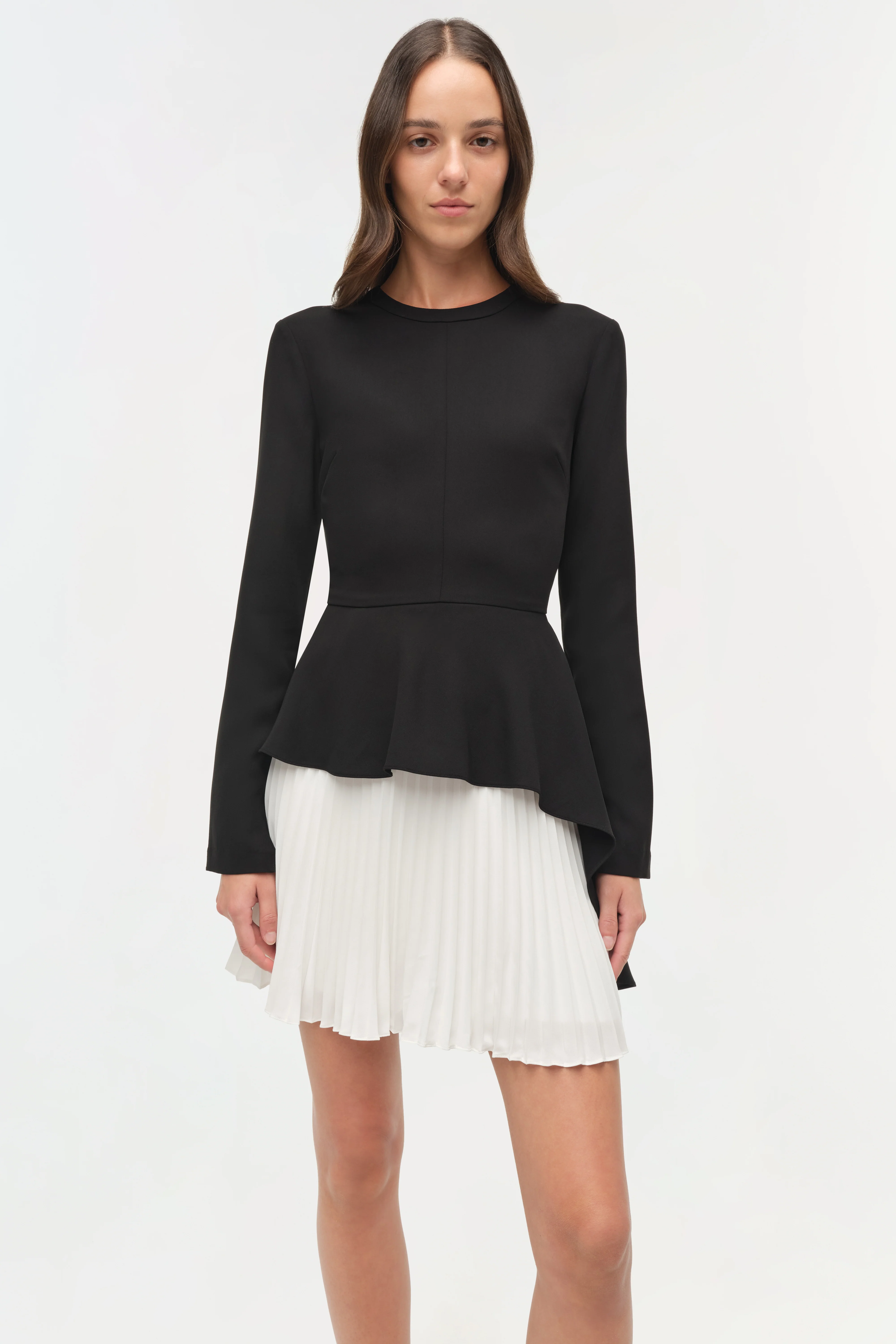 Amberly Pleated Mini Dress - Image 3