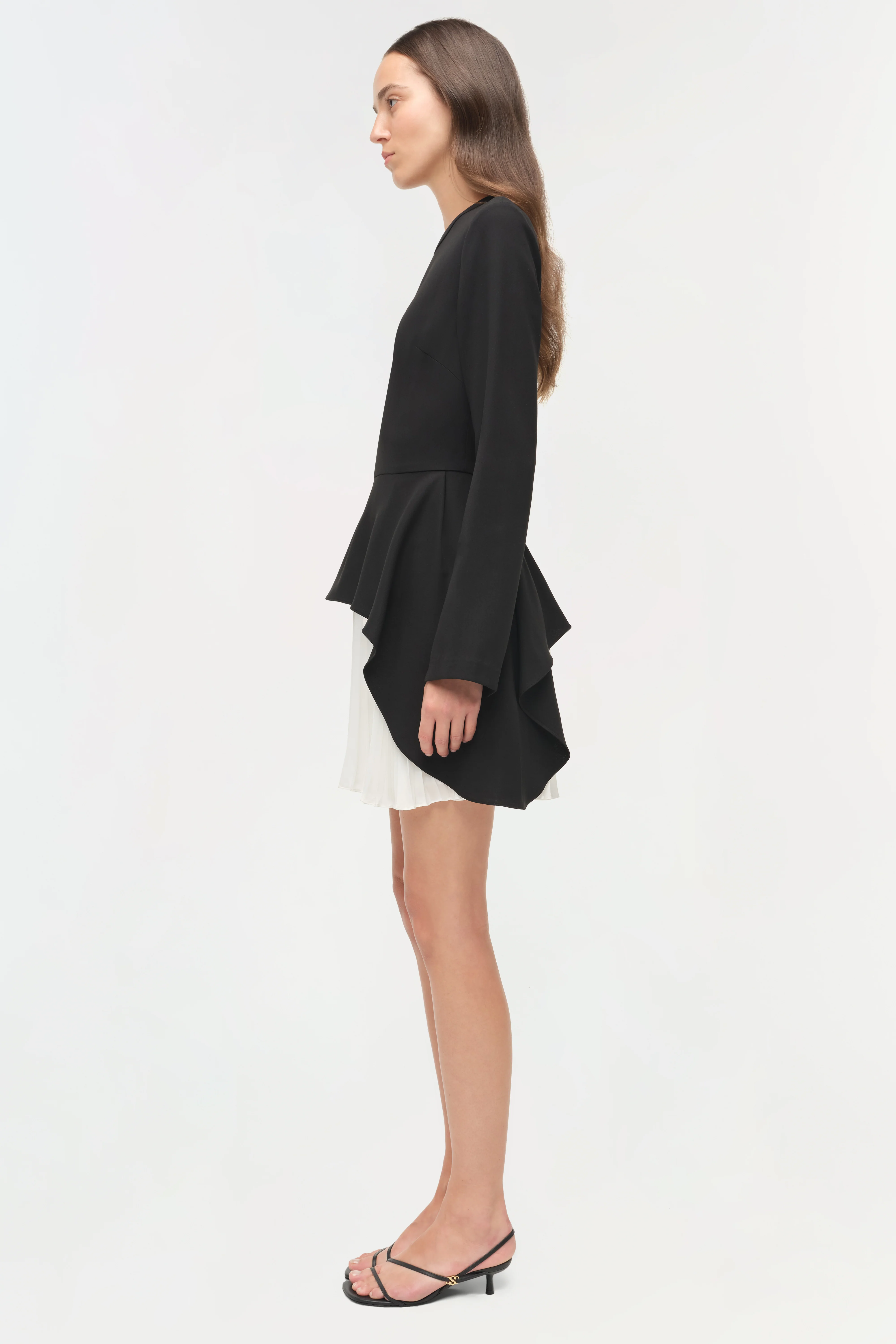 Amberly Pleated Mini Dress - Image 4
