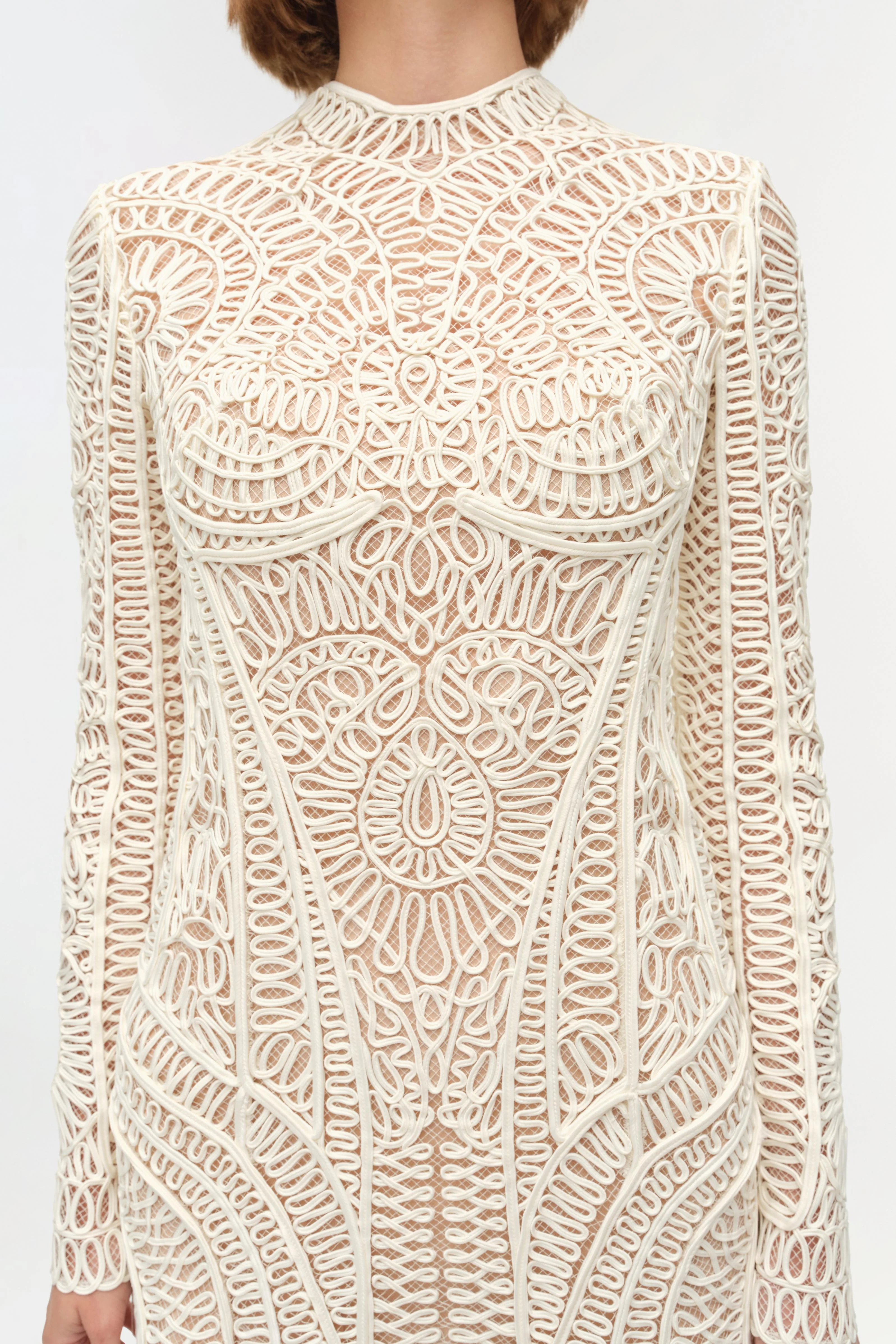 Fiona Guipure Midi Dress - Image 4