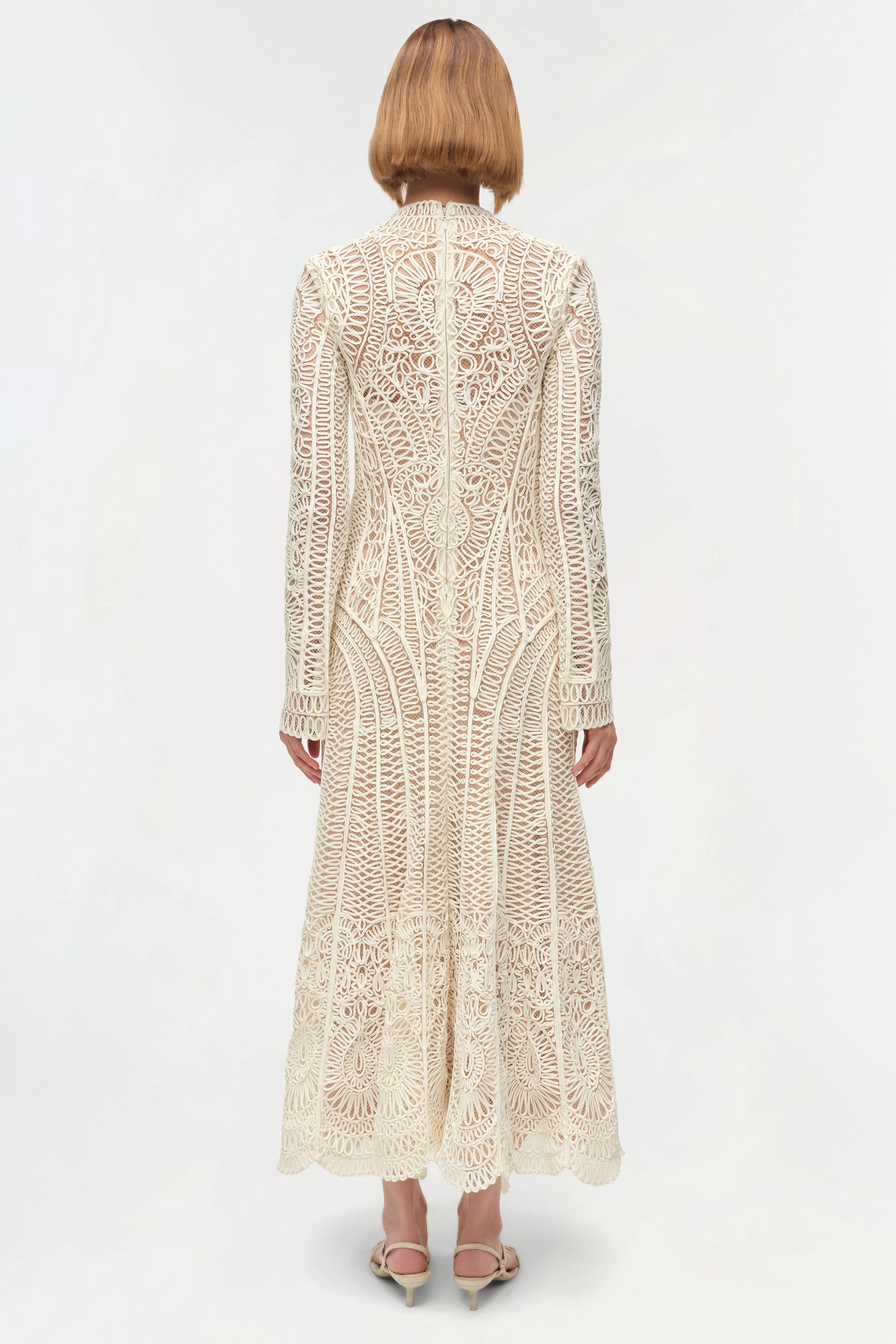 Fiona Guipure Midi Dress - Image 7