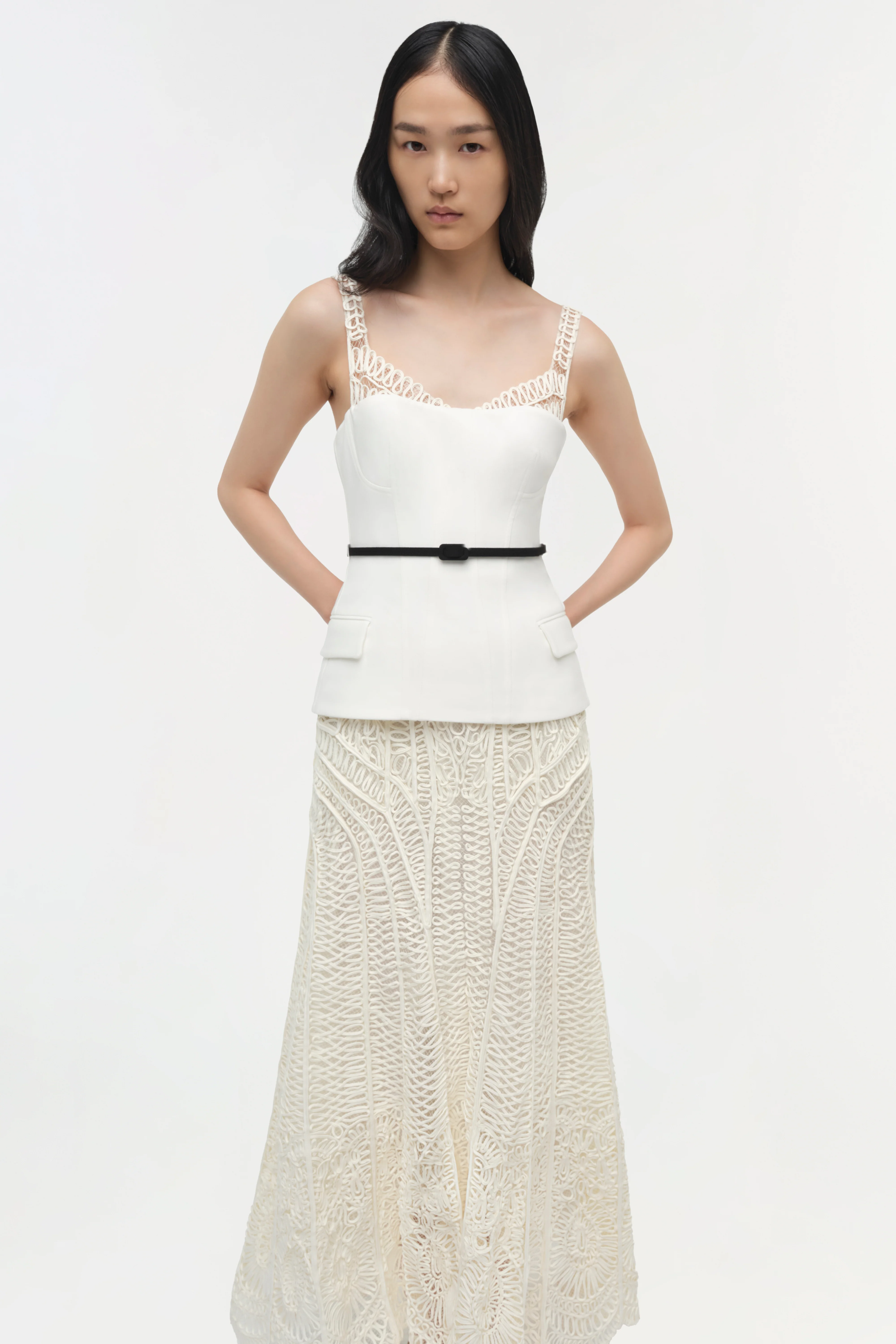 Mckinnon Guipure Midi Dress - Image 3