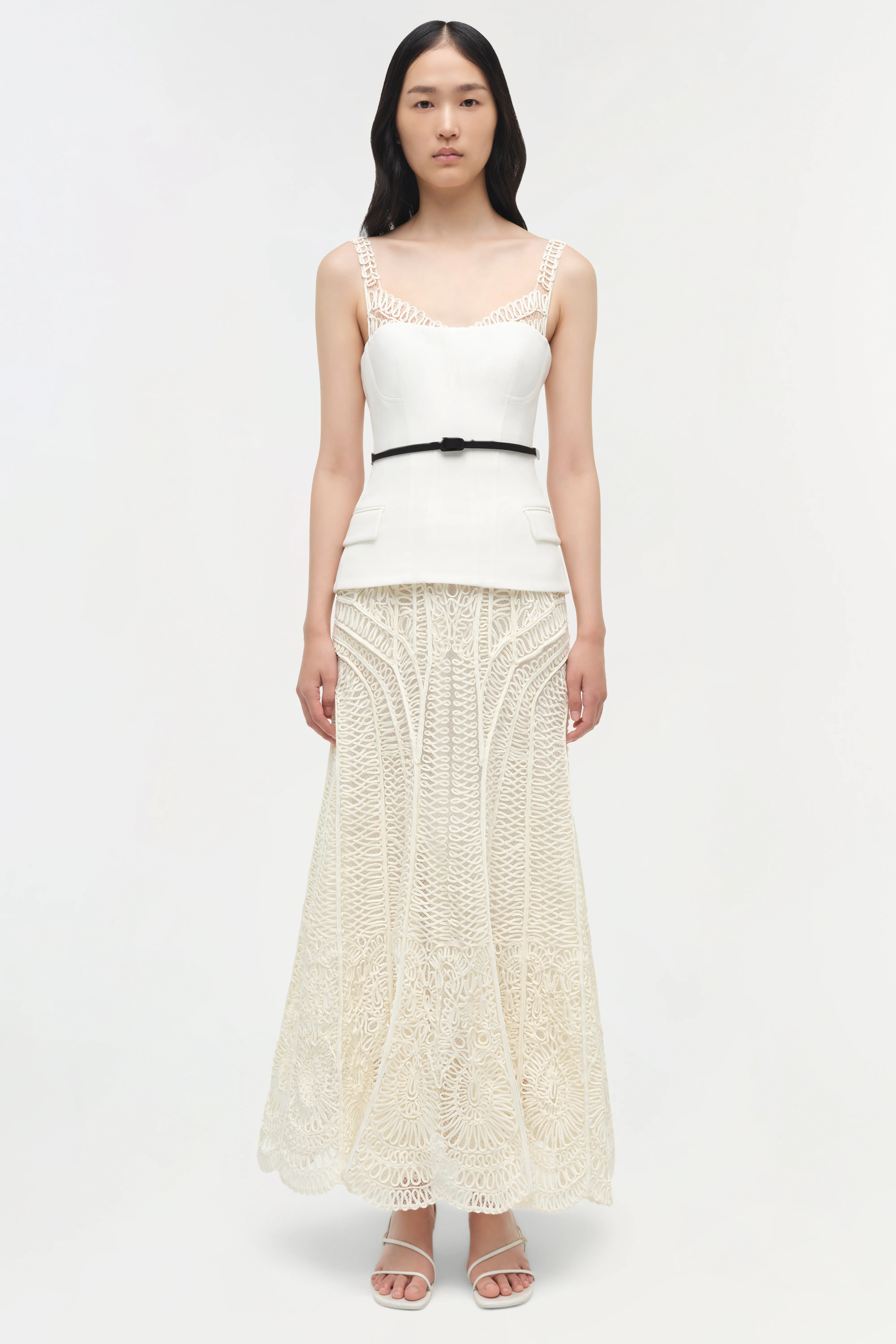 Mckinnon Guipure Midi Dress - Image 6