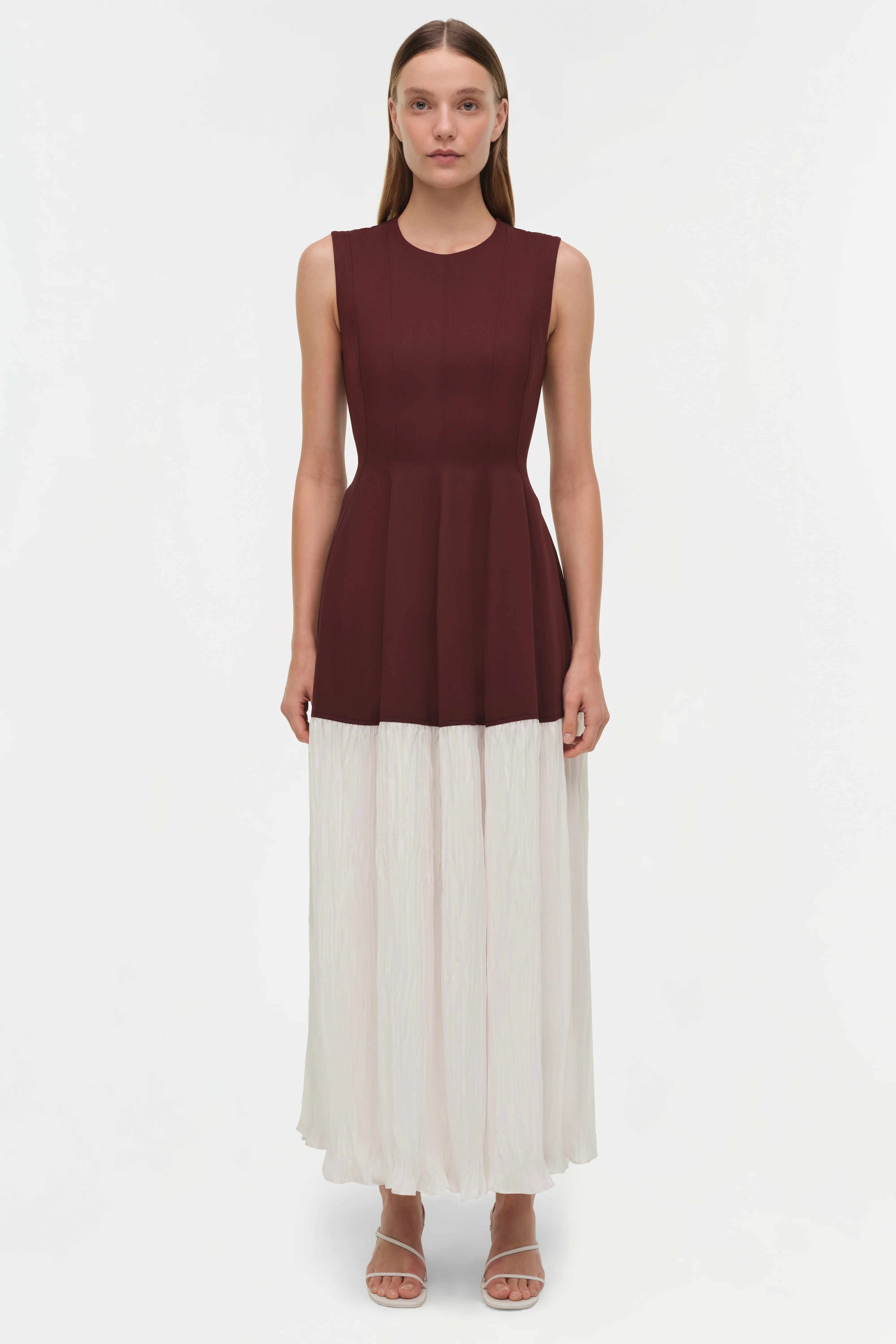 Raleigh Pleated Midi Dress - Image 3