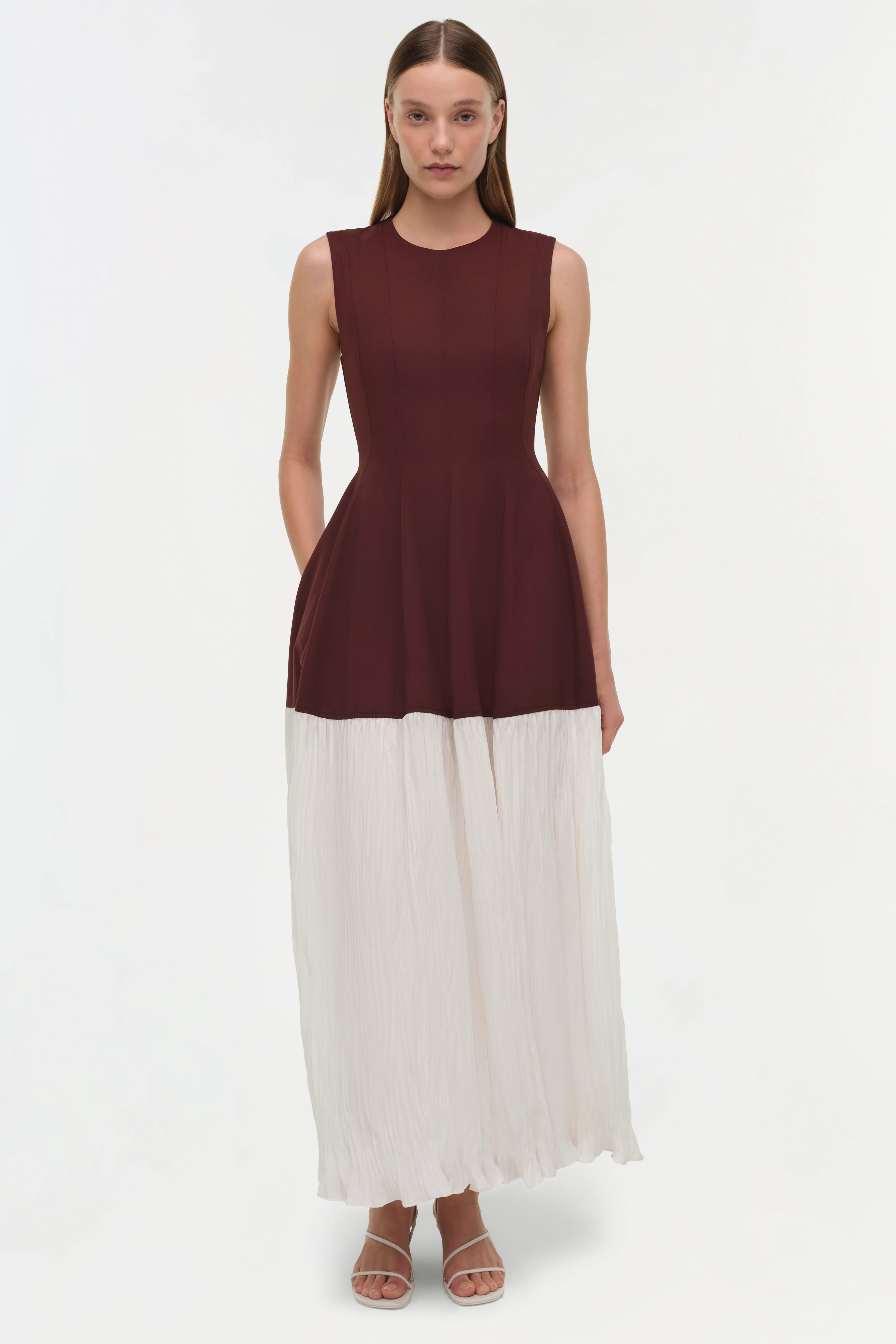 Raleigh Pleated Midi Dress - Image 4