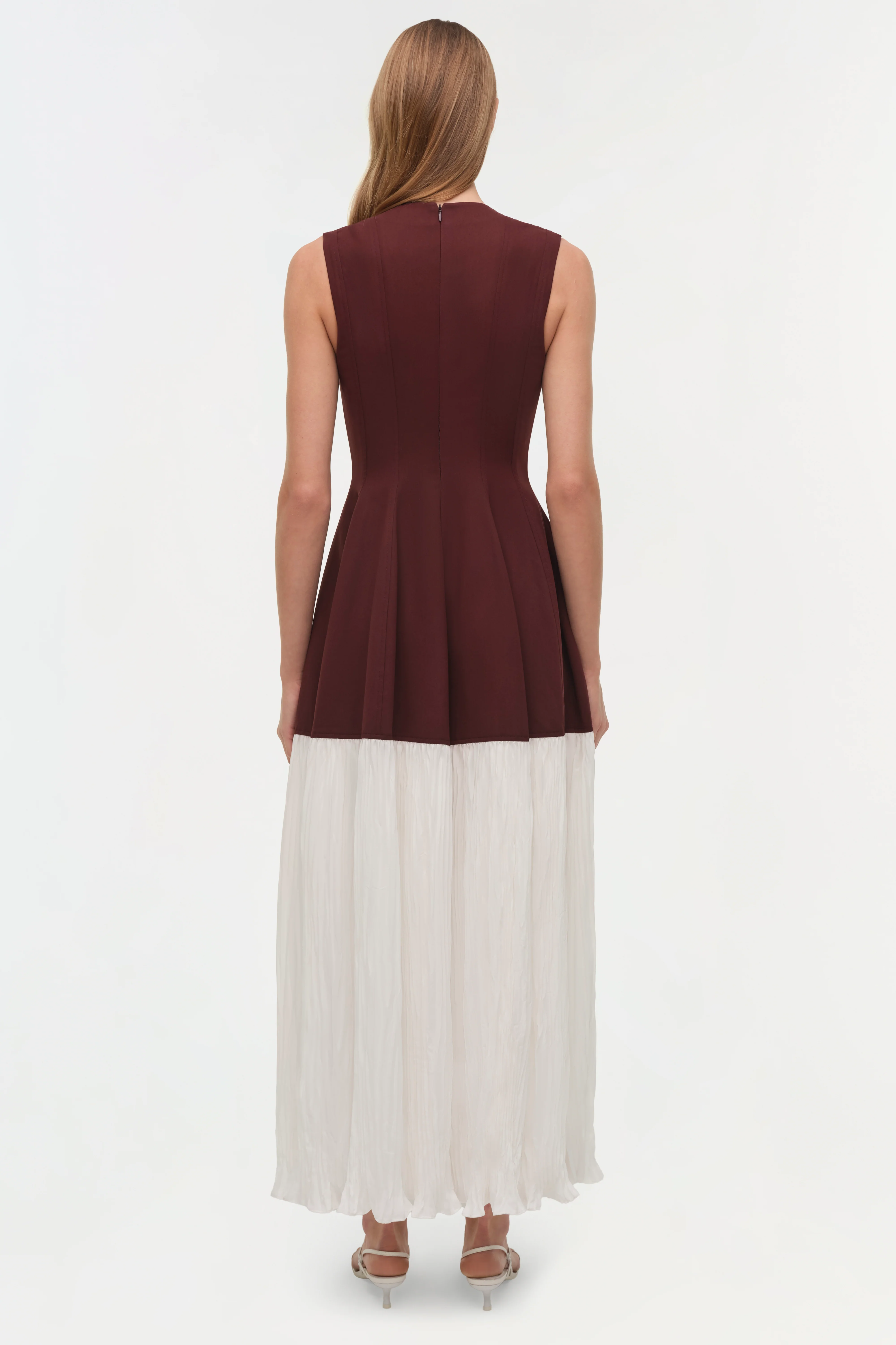 Raleigh Pleated Midi Dress - Image 7