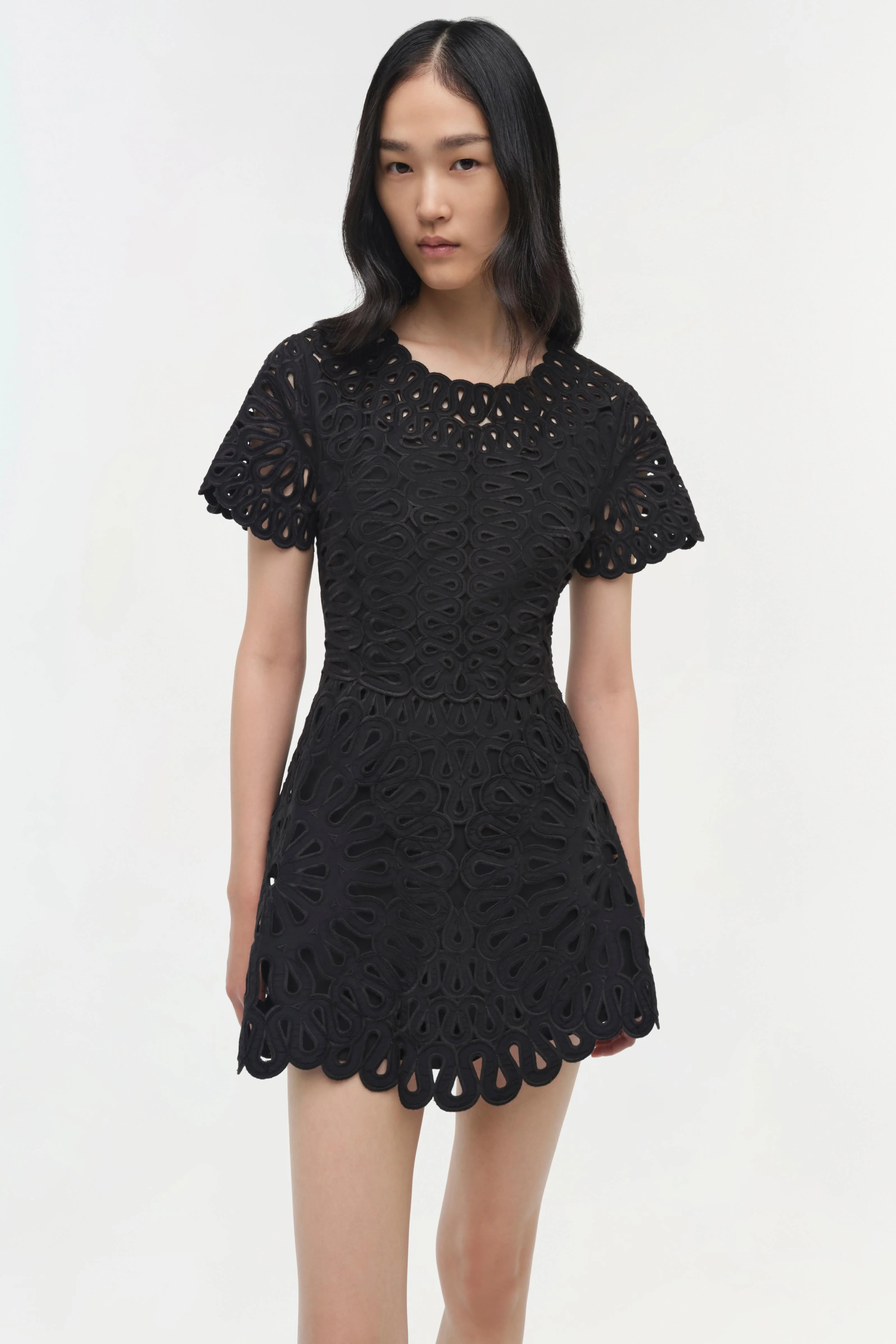 Emrys Embroidered Mini Dress - Image 3