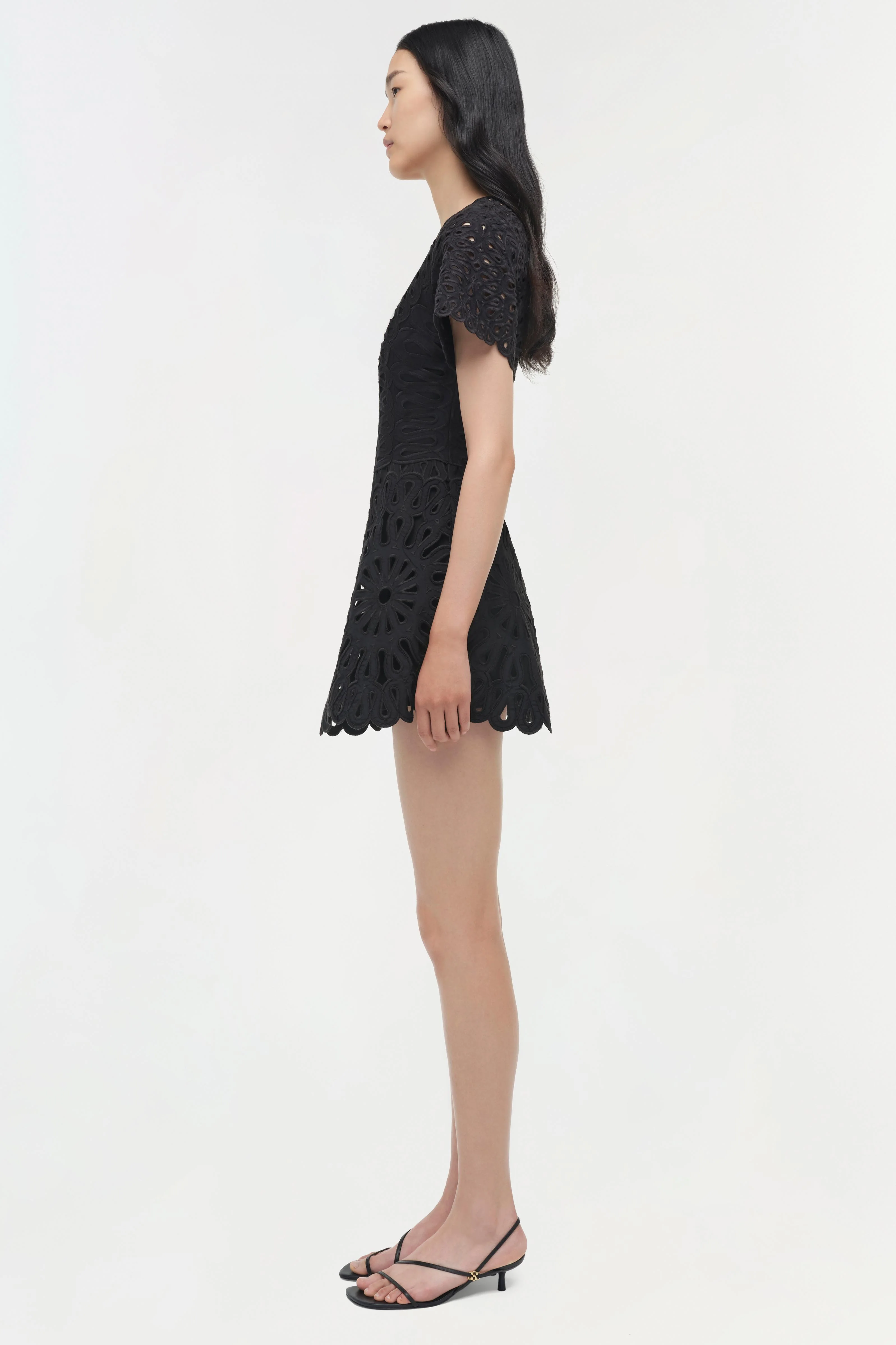 Emrys Embroidered Mini Dress - Image 4