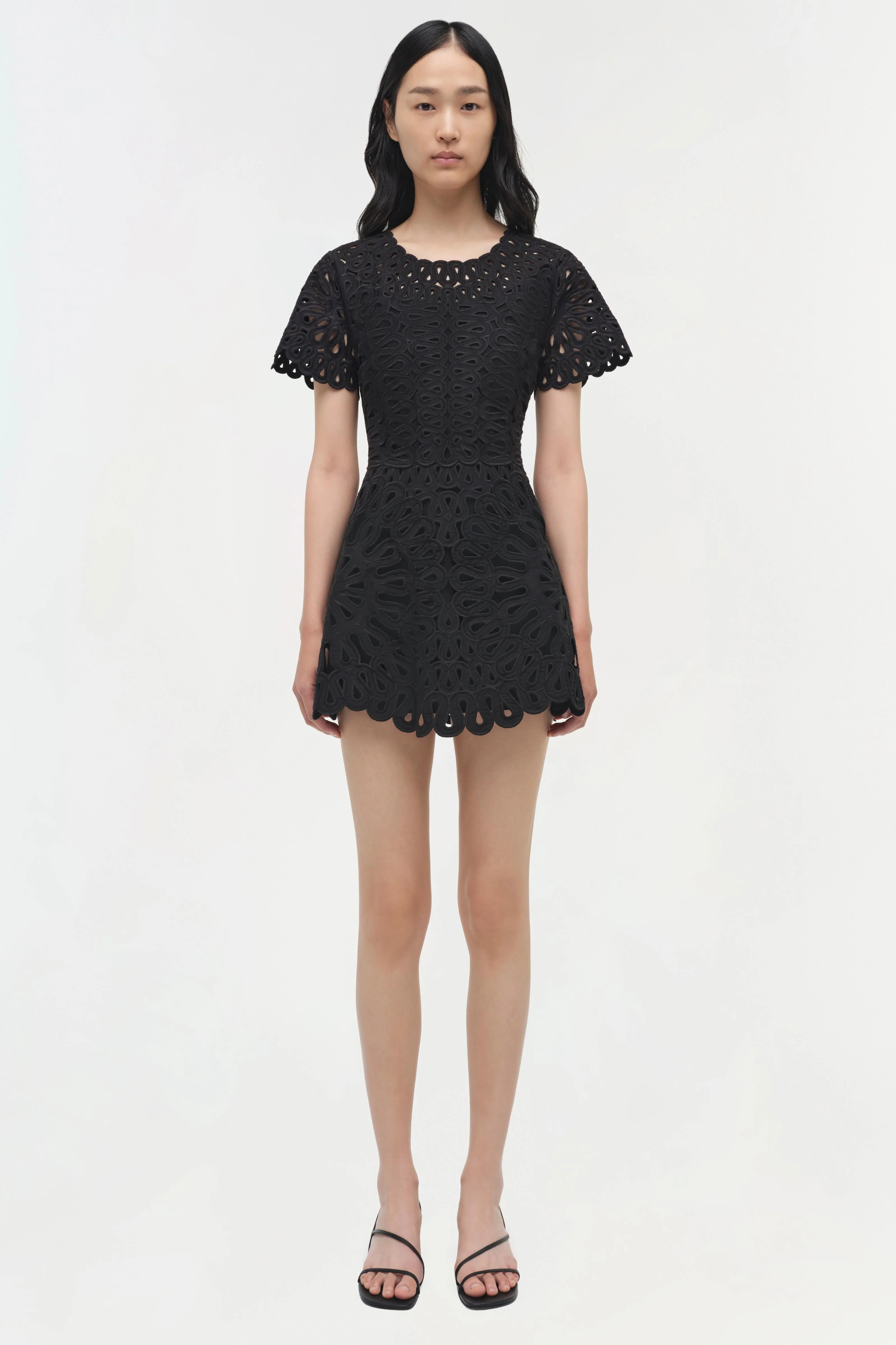 Emrys Embroidered Mini Dress - Image 6