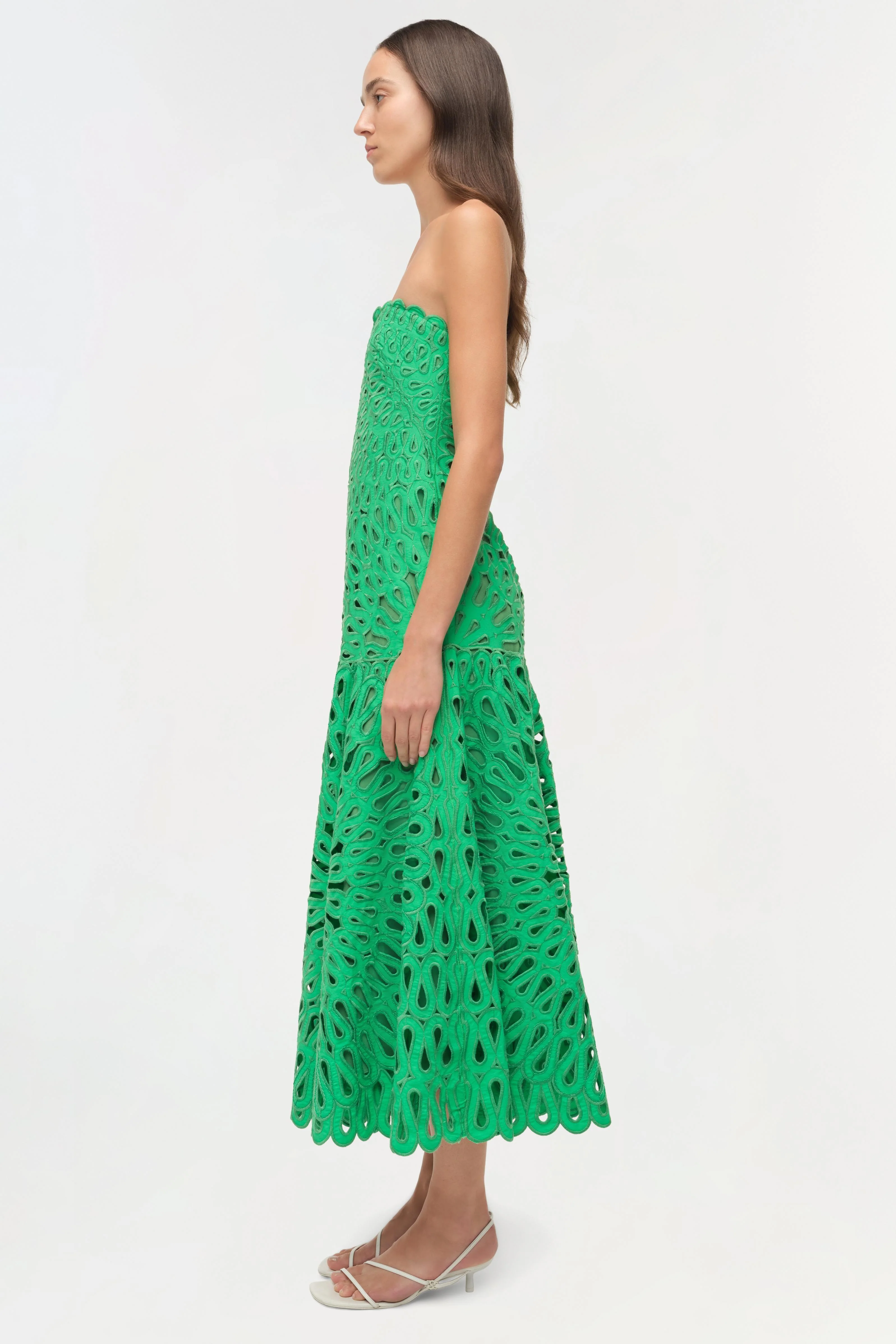 Florence Embroidered Midi Dress - Image 4