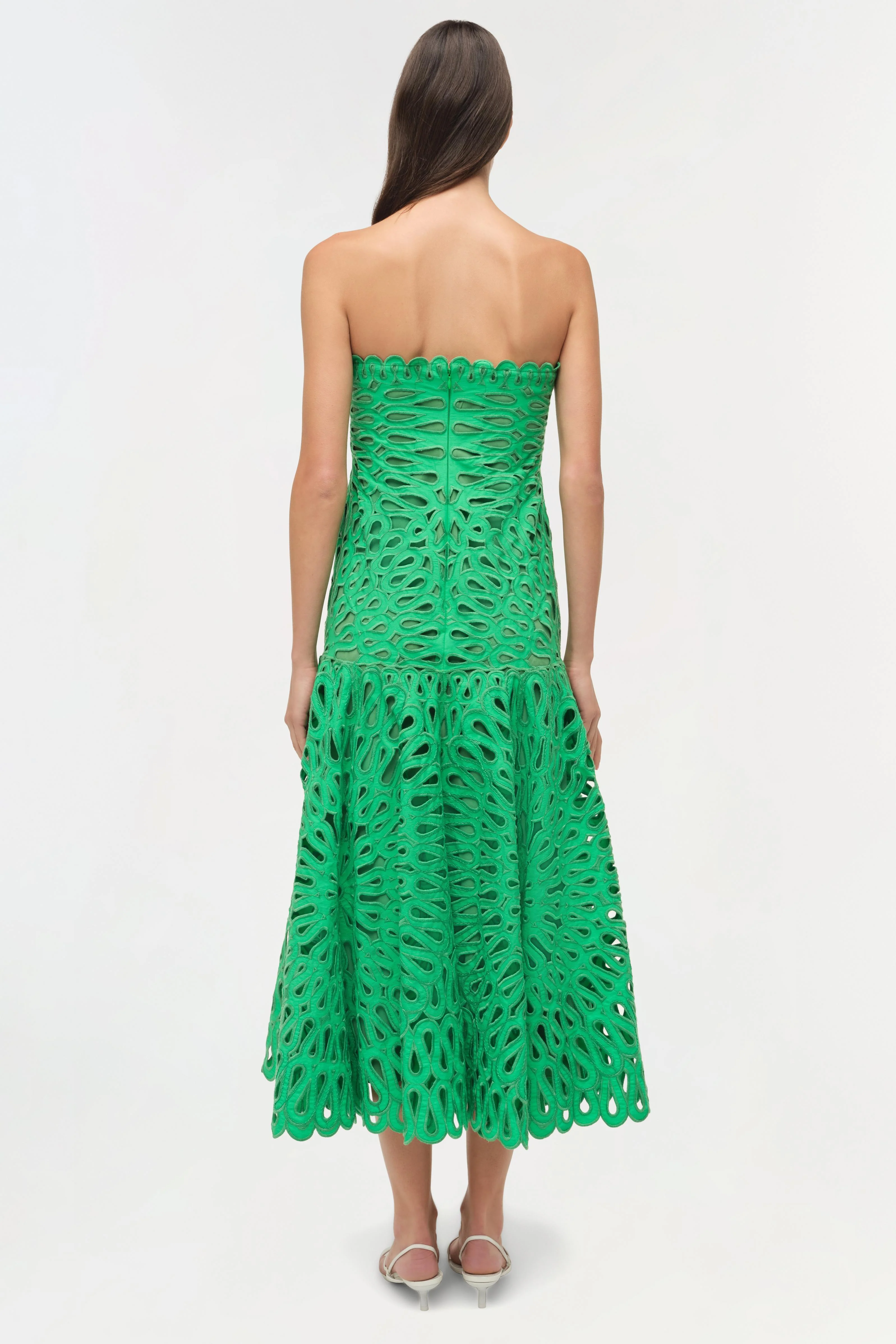 Florence Embroidered Midi Dress - Image 5