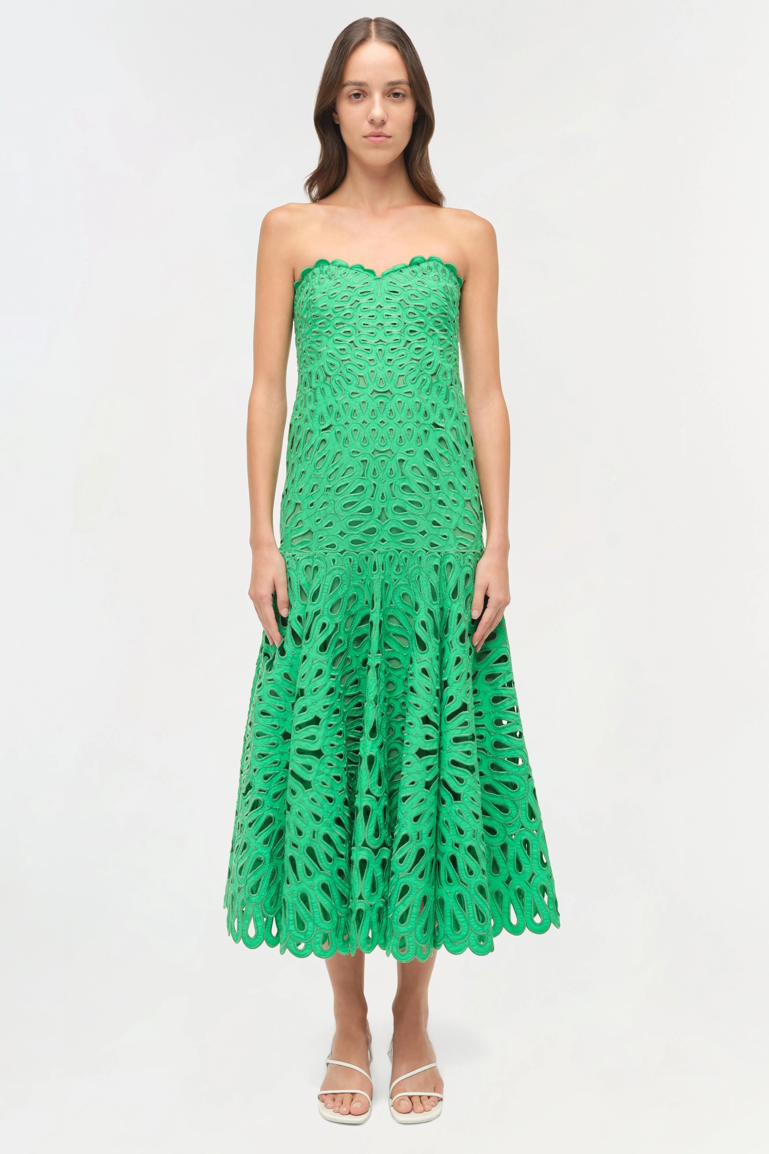 Florence Embroidered Midi Dress - Image 6