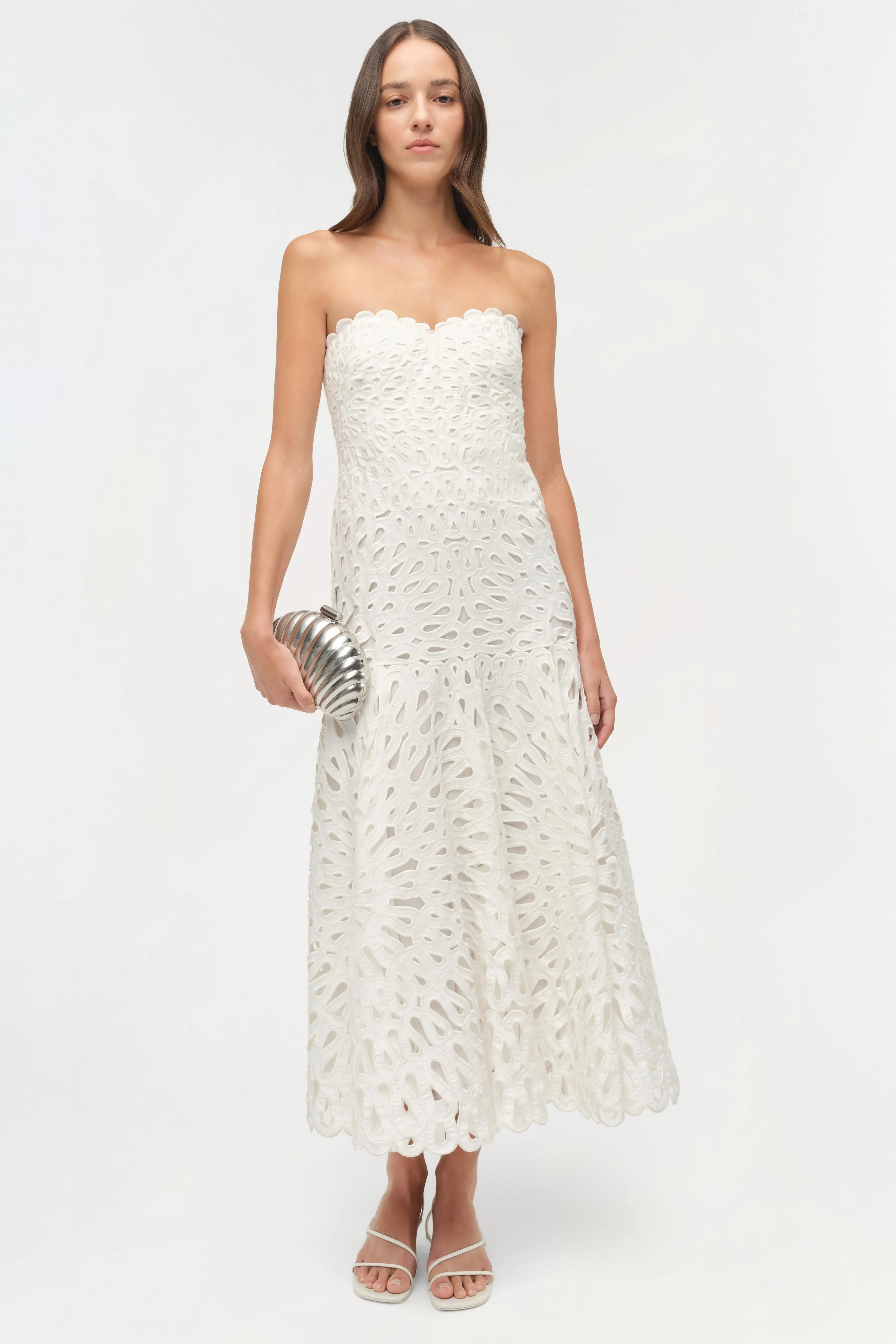 Florence Embroidered Midi Dress - Image 2