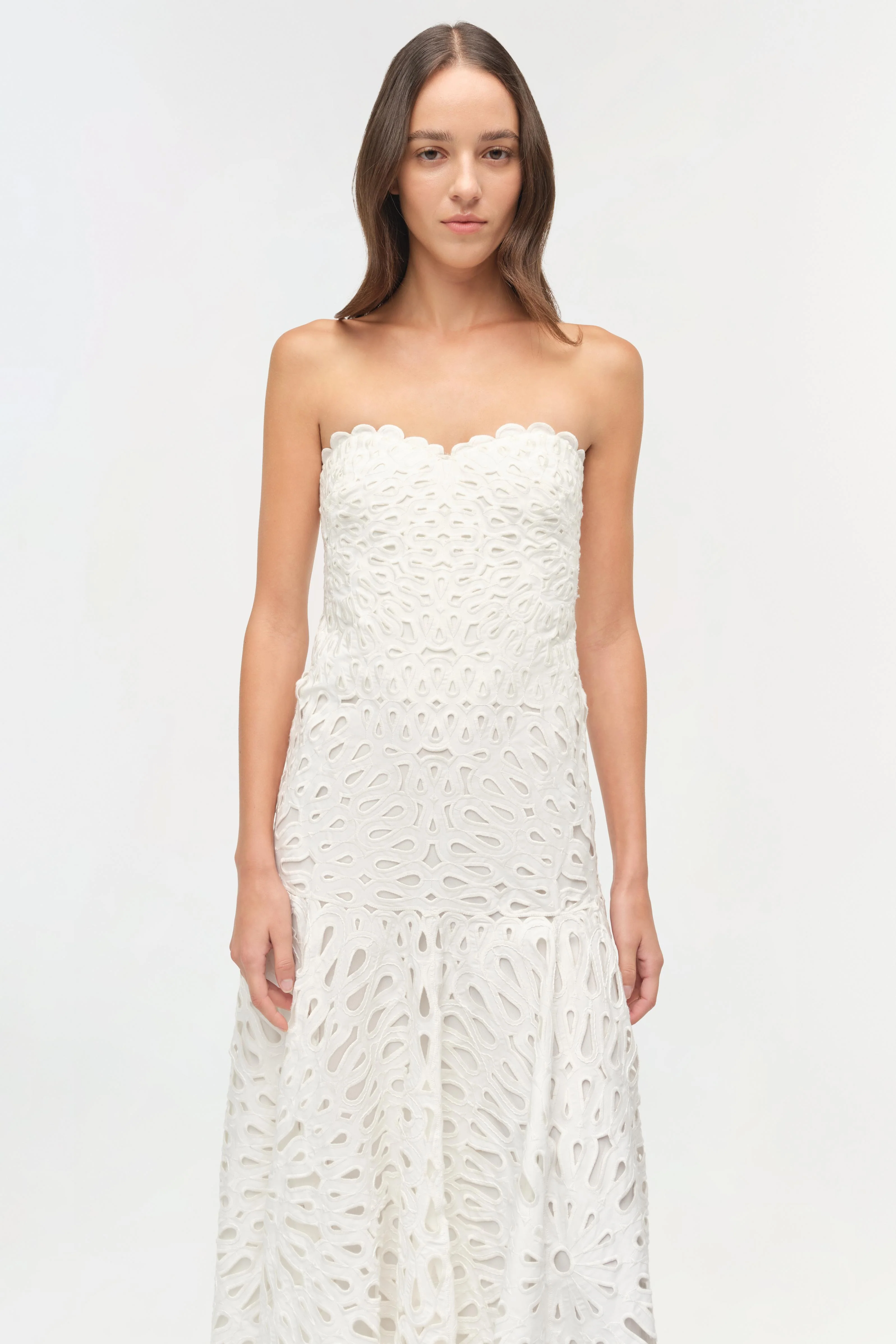 Florence Embroidered Midi Dress - Image 3