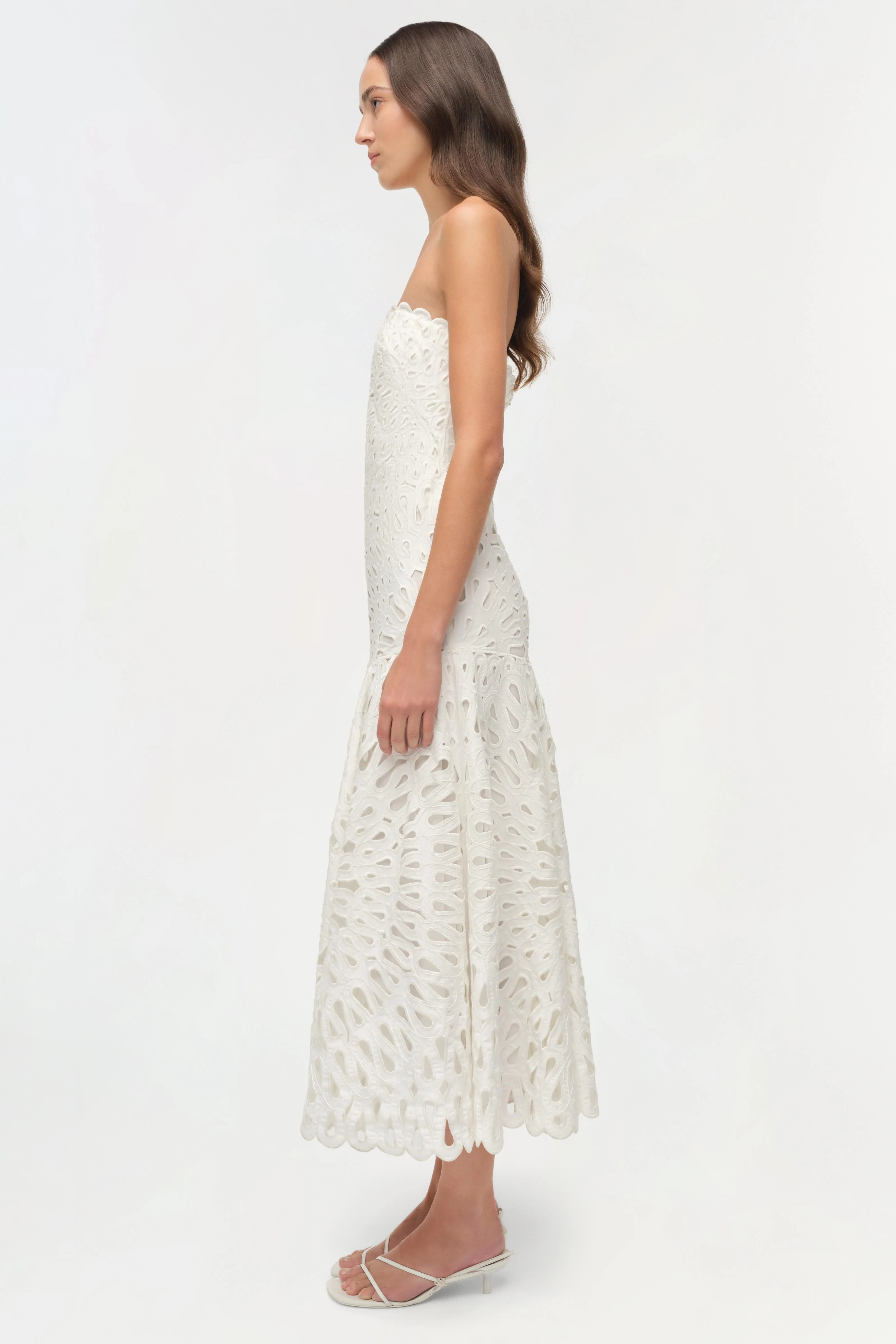 Florence Embroidered Midi Dress - Image 4