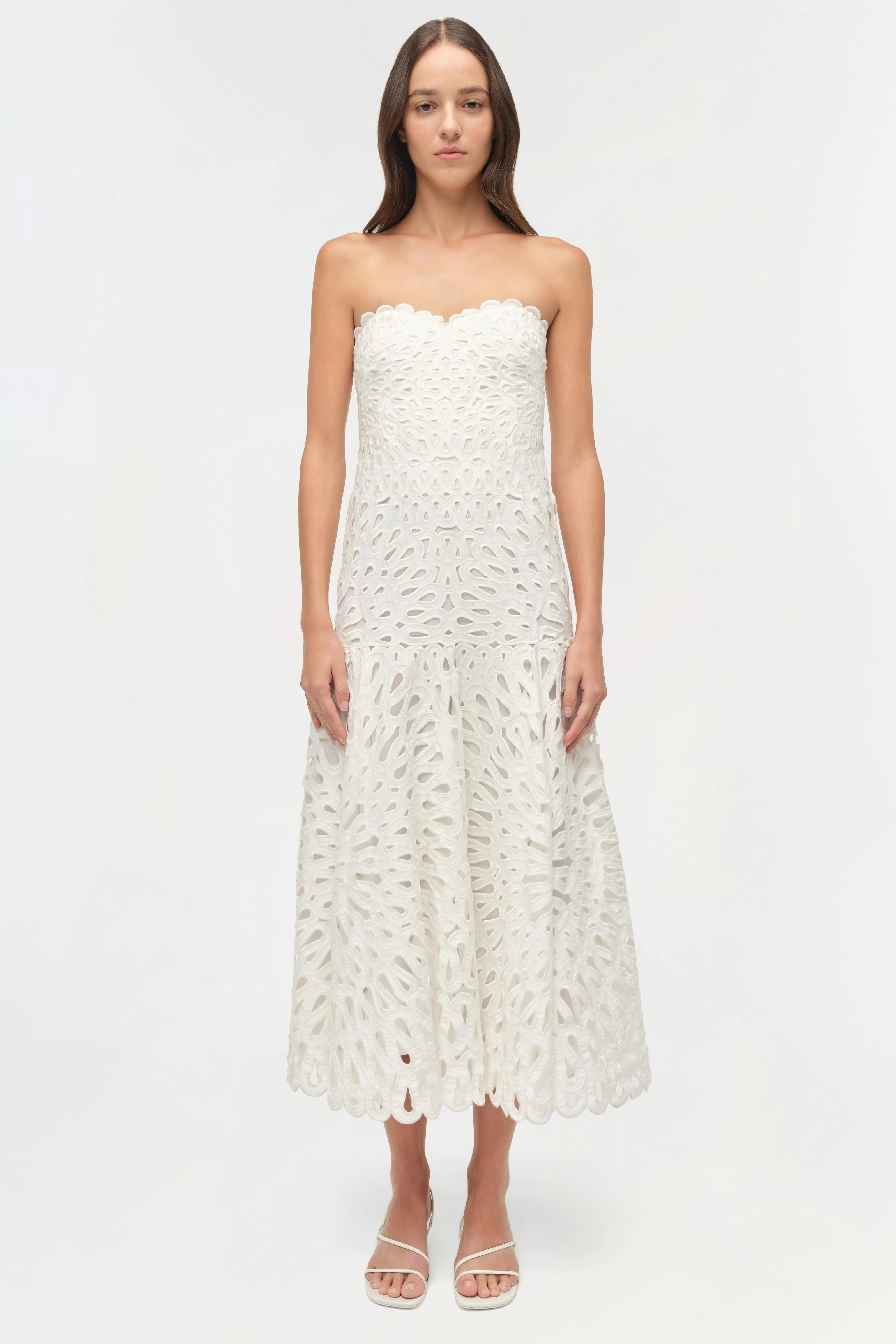 Florence Embroidered Midi Dress - Image 6