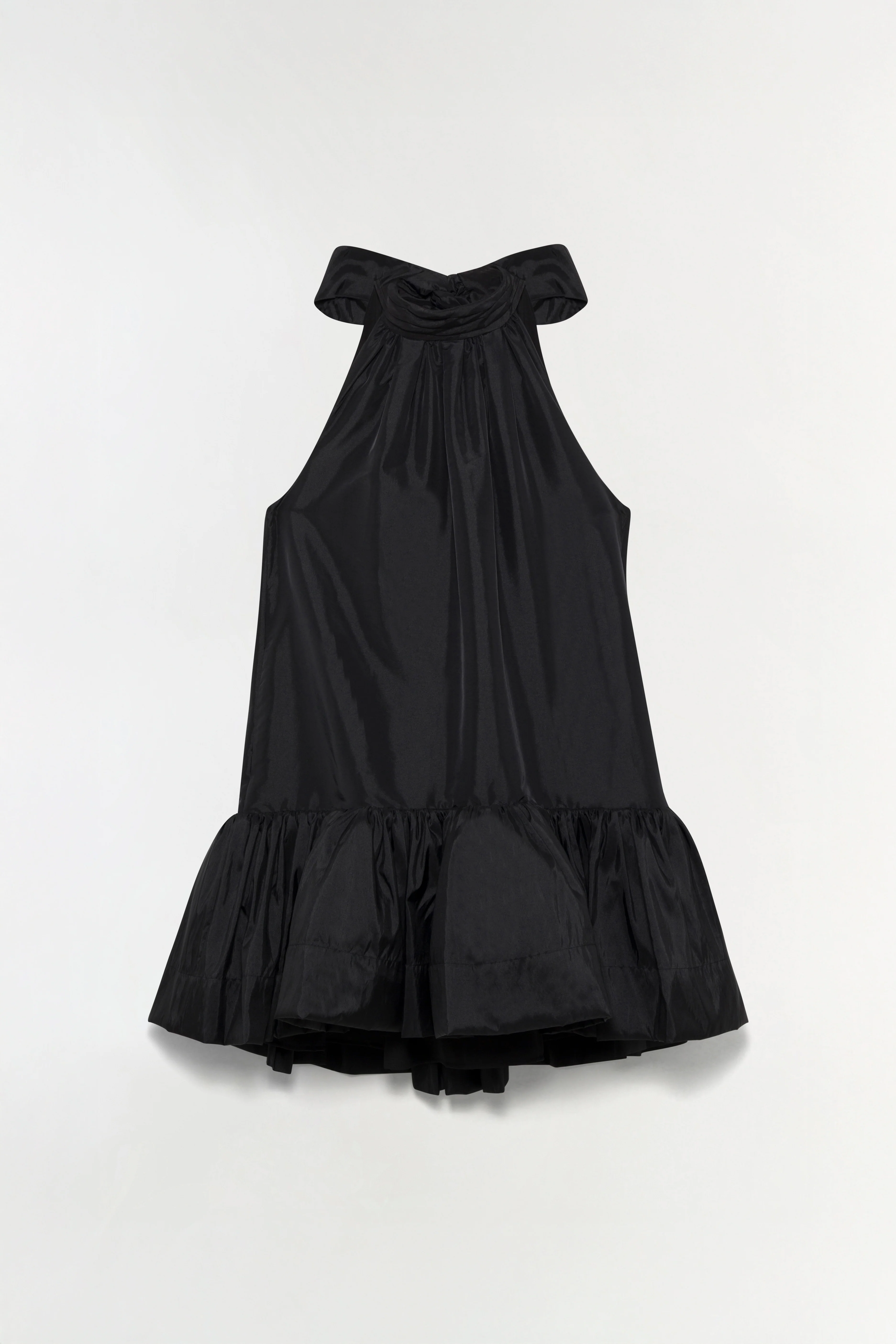 Hope Taffeta Bow Tie Mini Dress