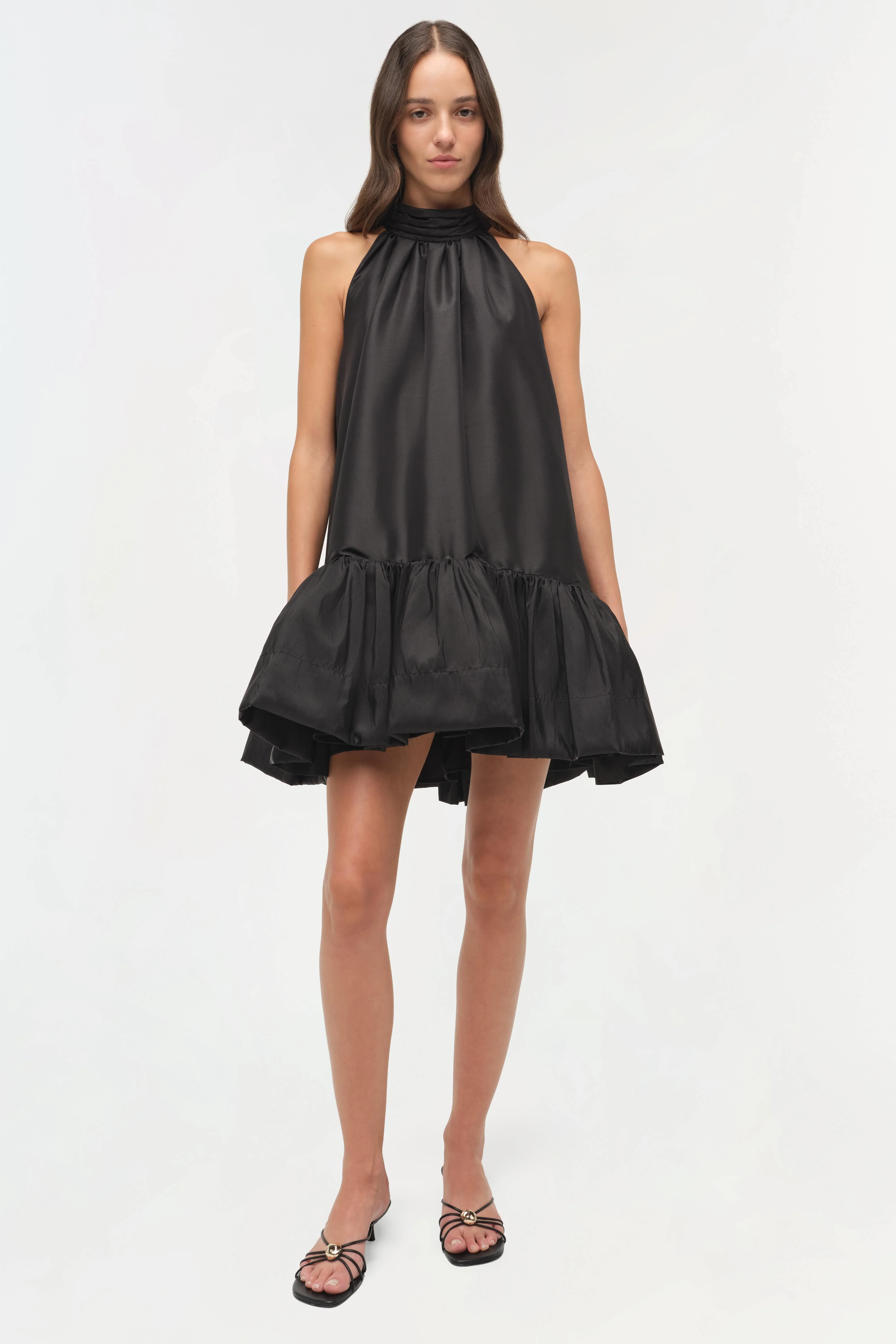 Hope Taffeta Bow Tie Mini Dress - Image 3