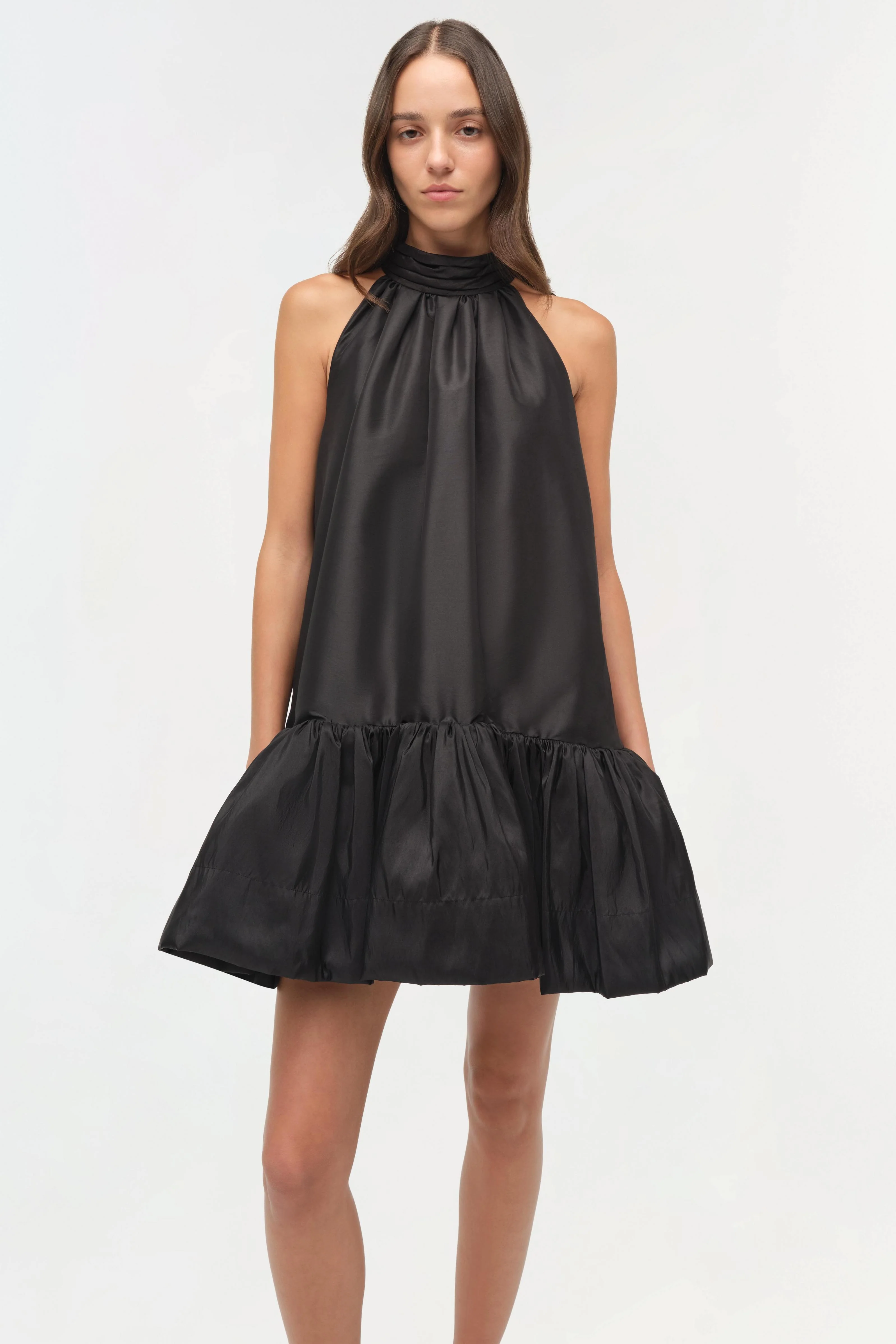 Hope Taffeta Bow Tie Mini Dress - Image 4