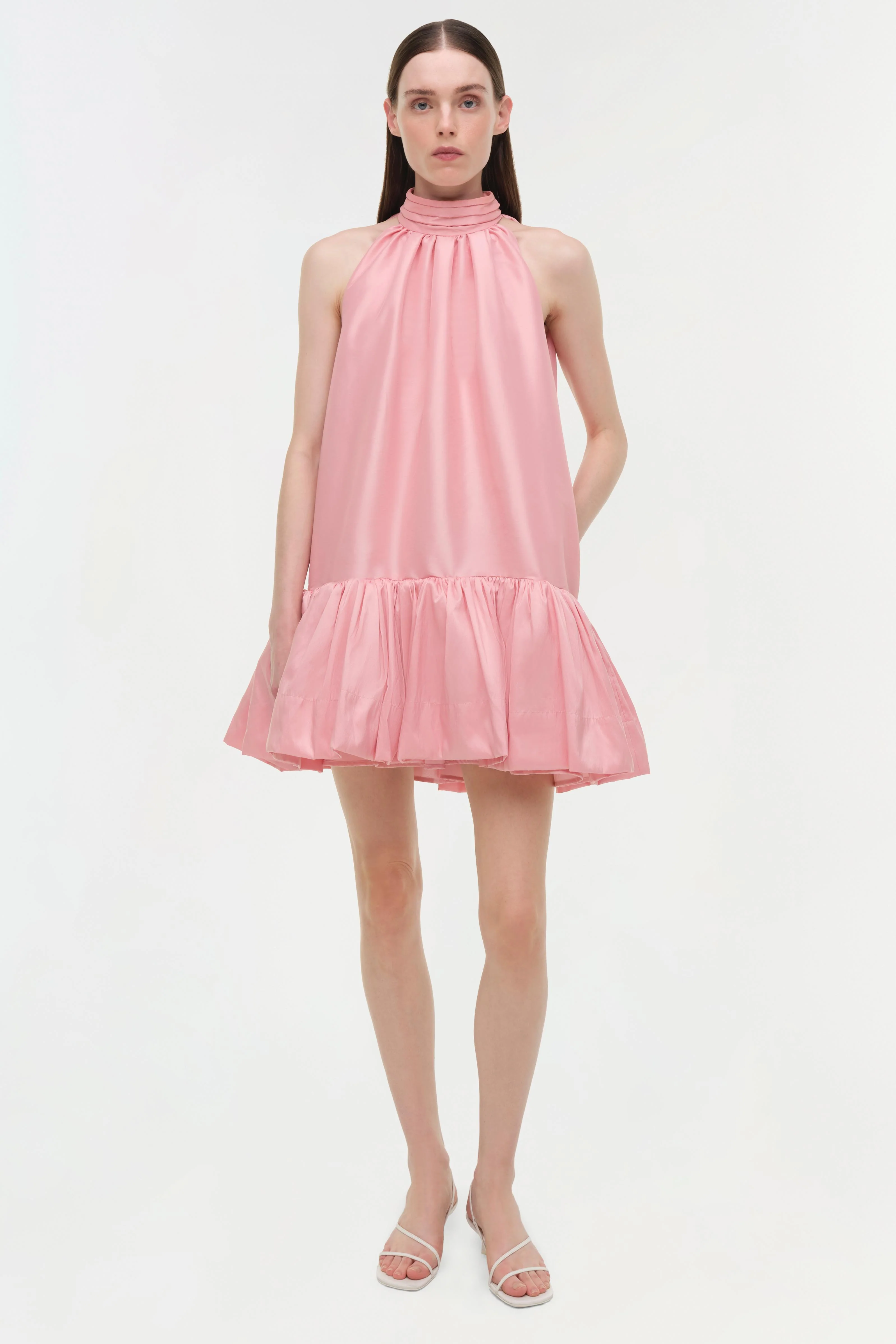 Hope Taffeta Bow Tie Mini Dress - Image 2