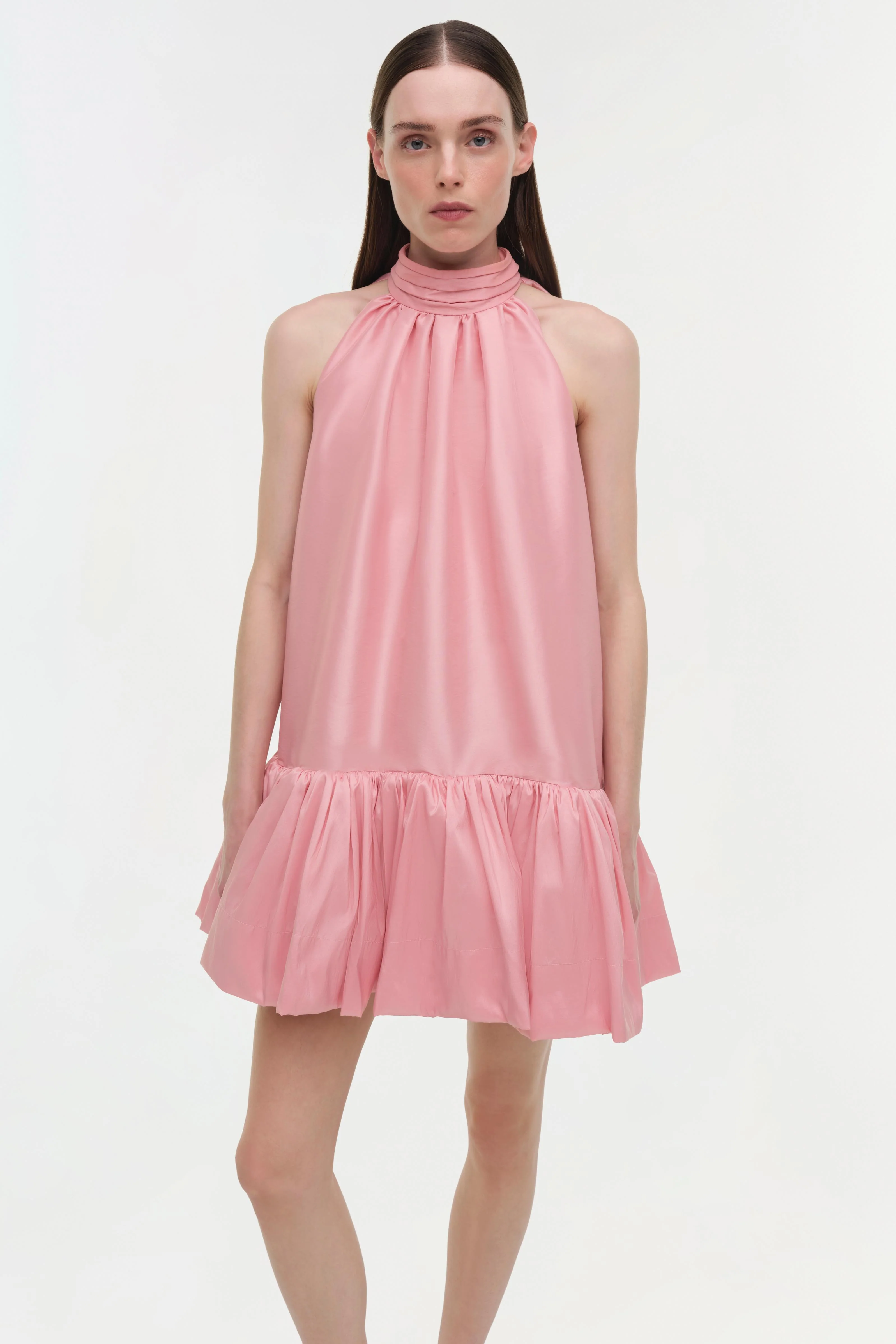 Hope Taffeta Bow Tie Mini Dress - Image 3