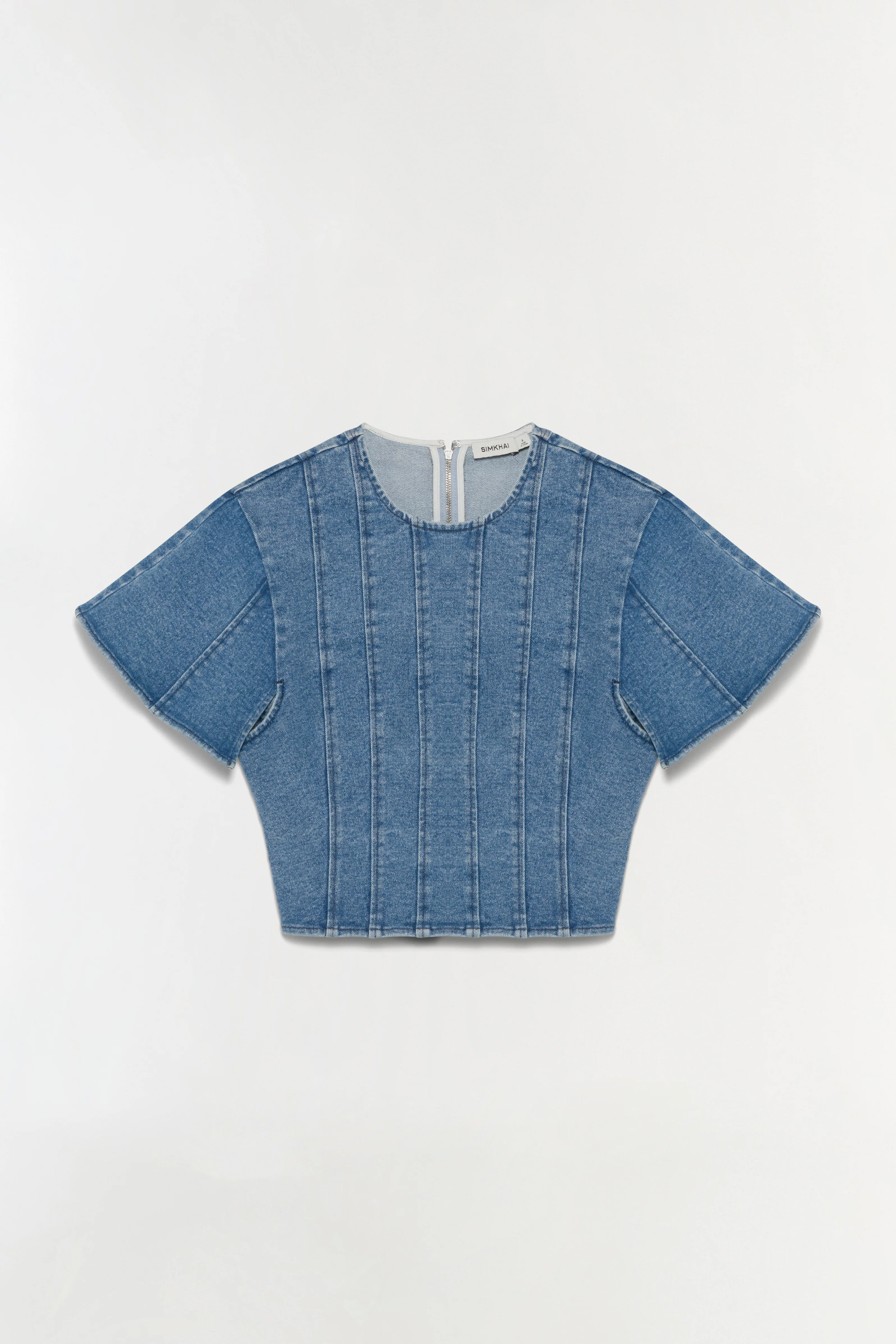 Kolby Structured Denim Top