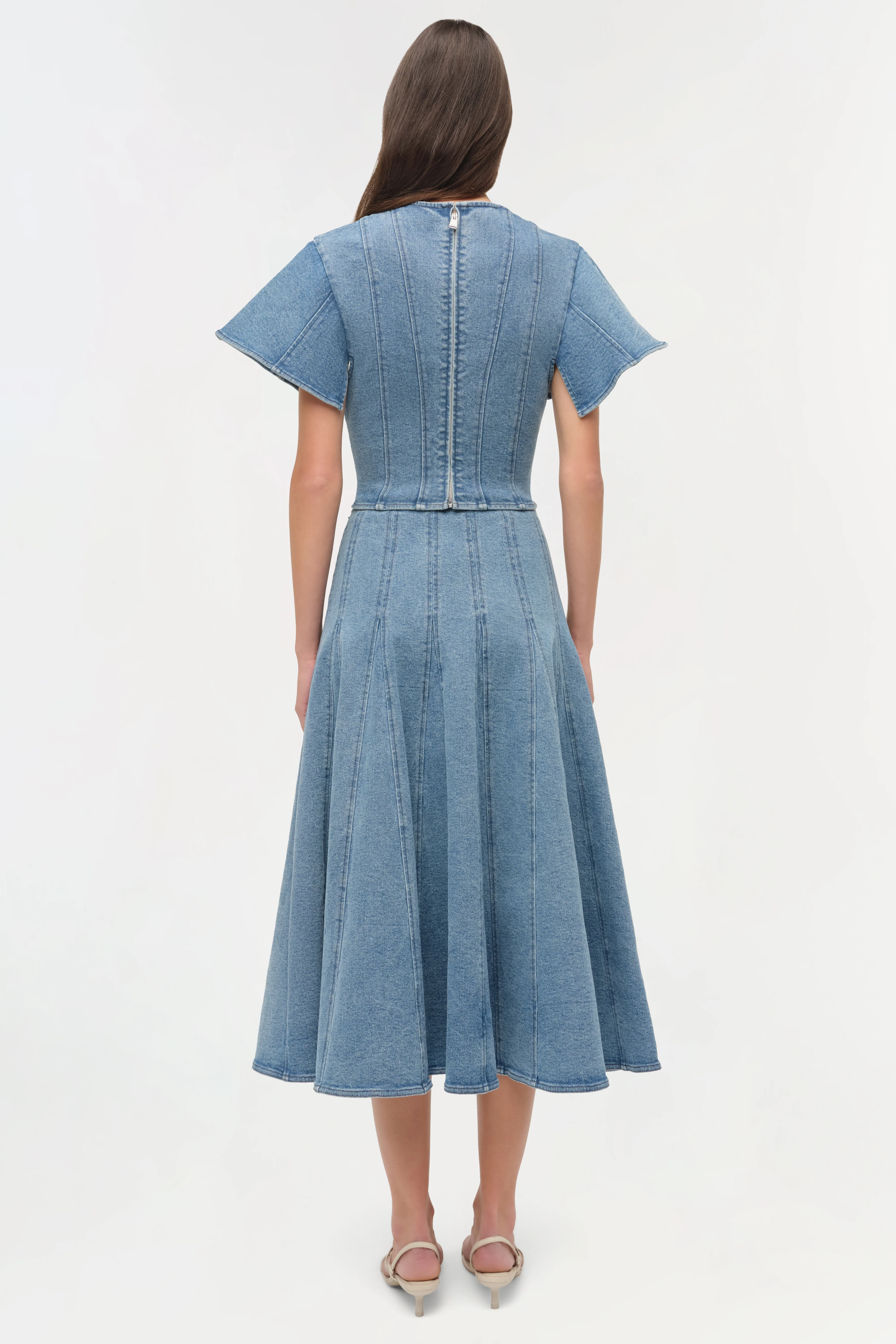 Kolby Structured Denim Top - Image 6