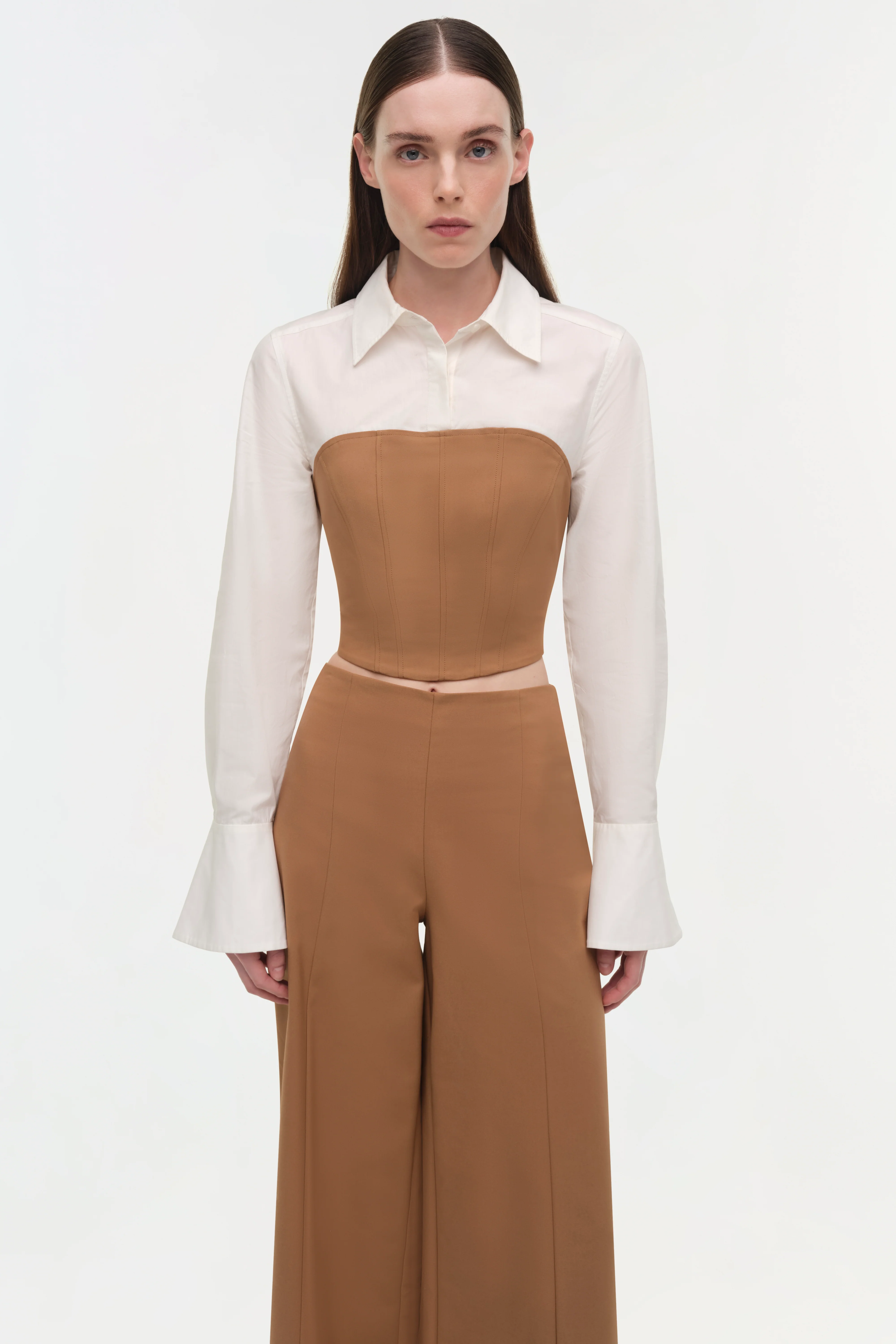 Lidey Cotton Combo Top - Image 3