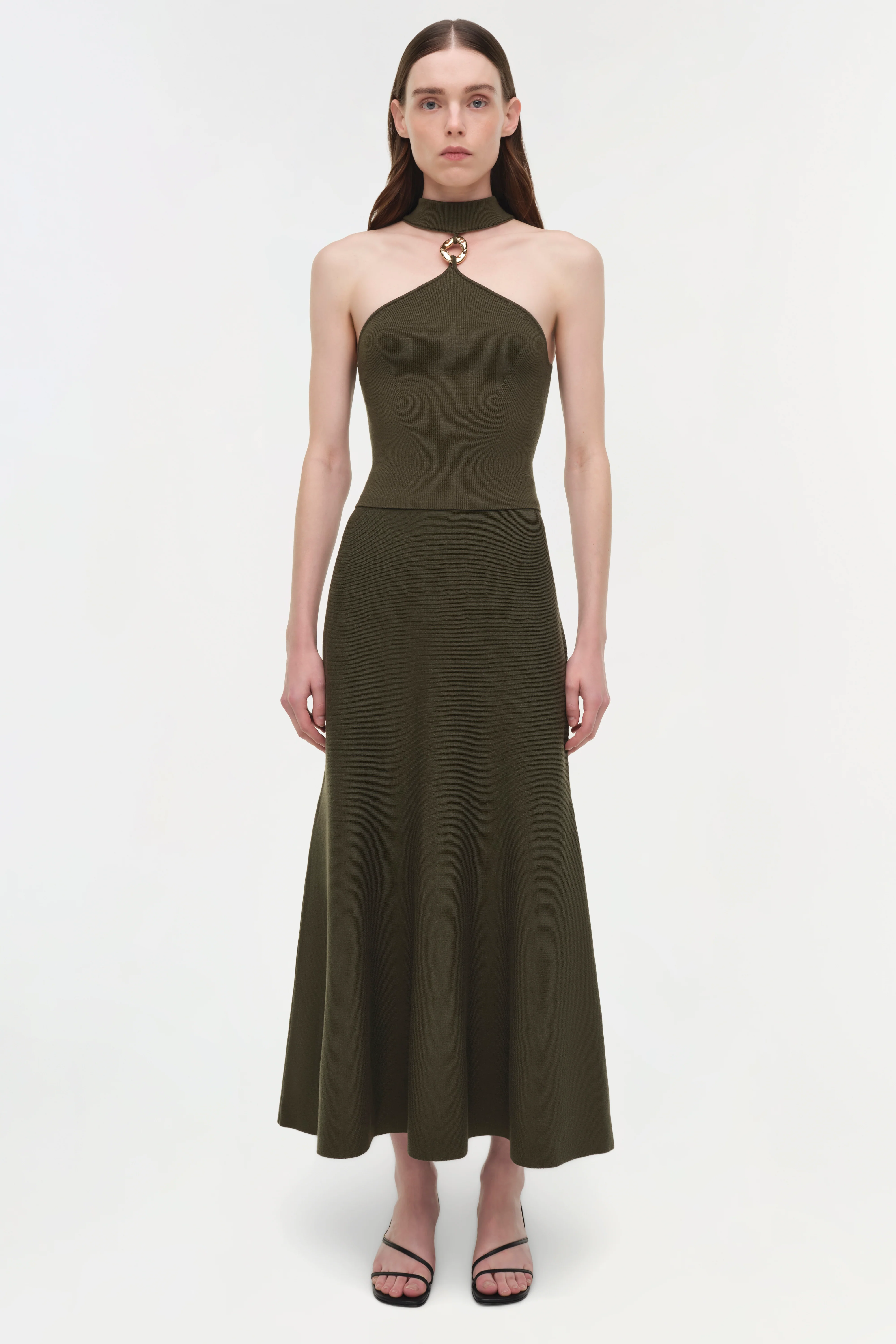 Layne Wool Midi Skirt - Image 2
