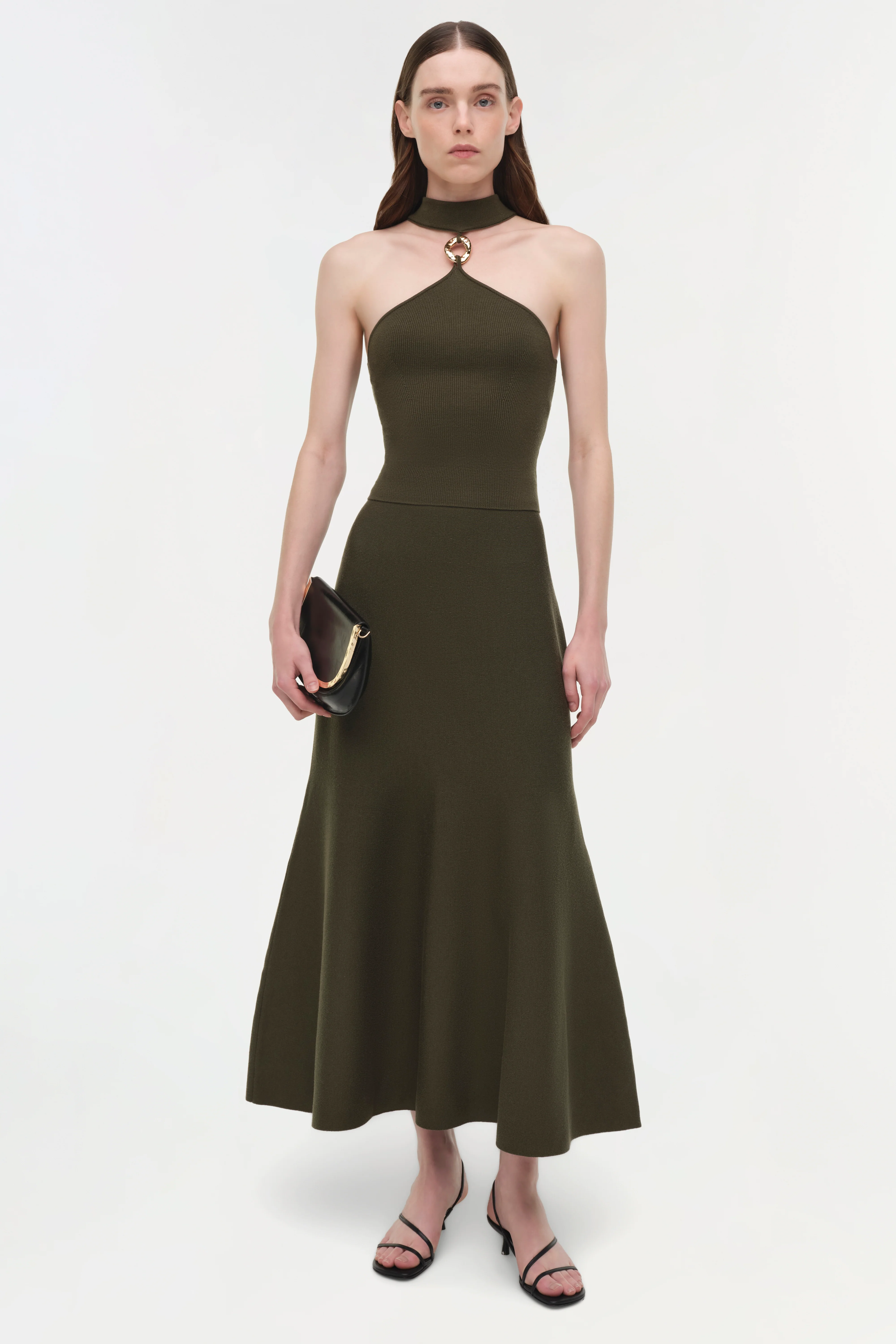 Layne Wool Midi Skirt - Image 3