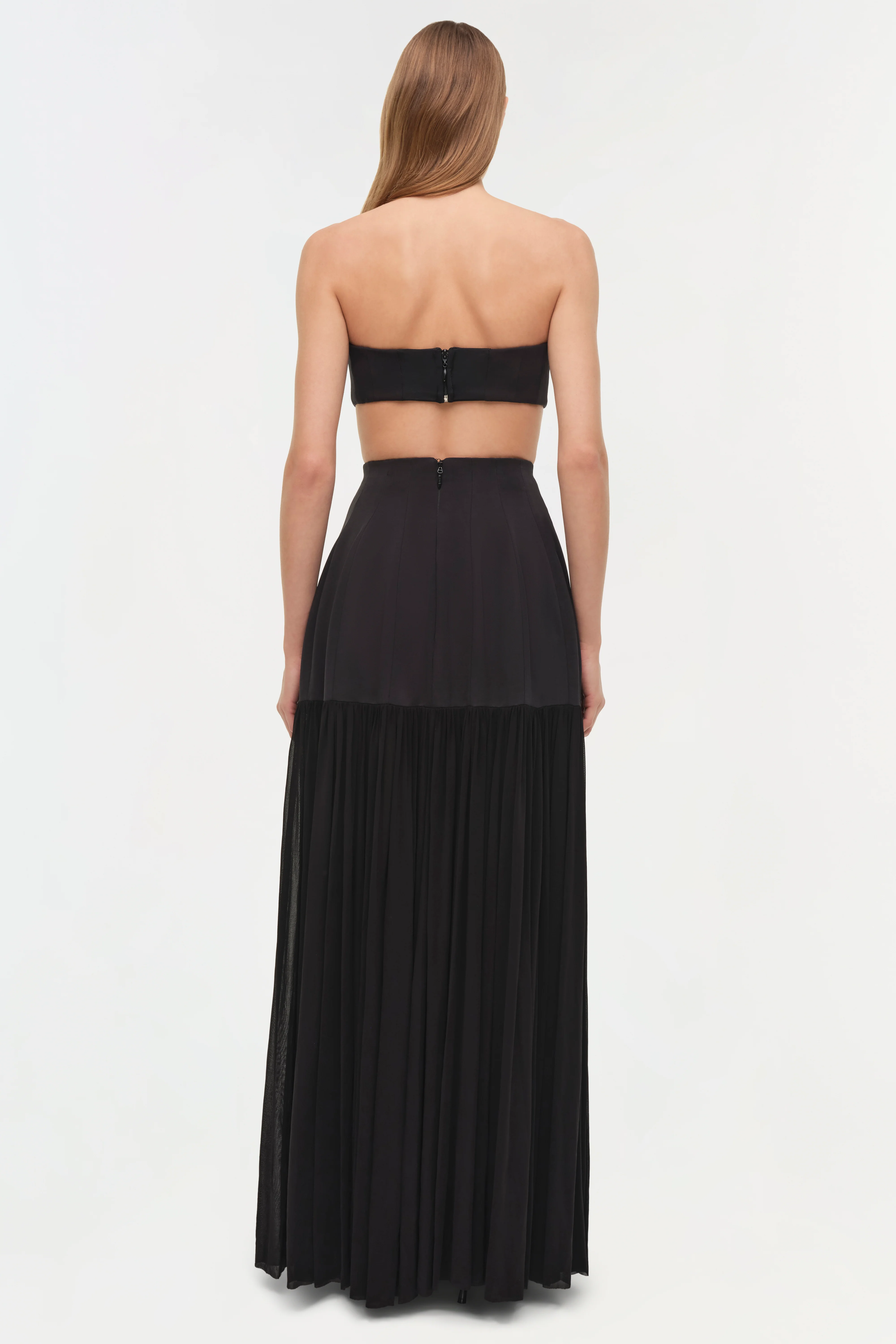 Saryn Draped Jersey Midi Skirt - Image 7
