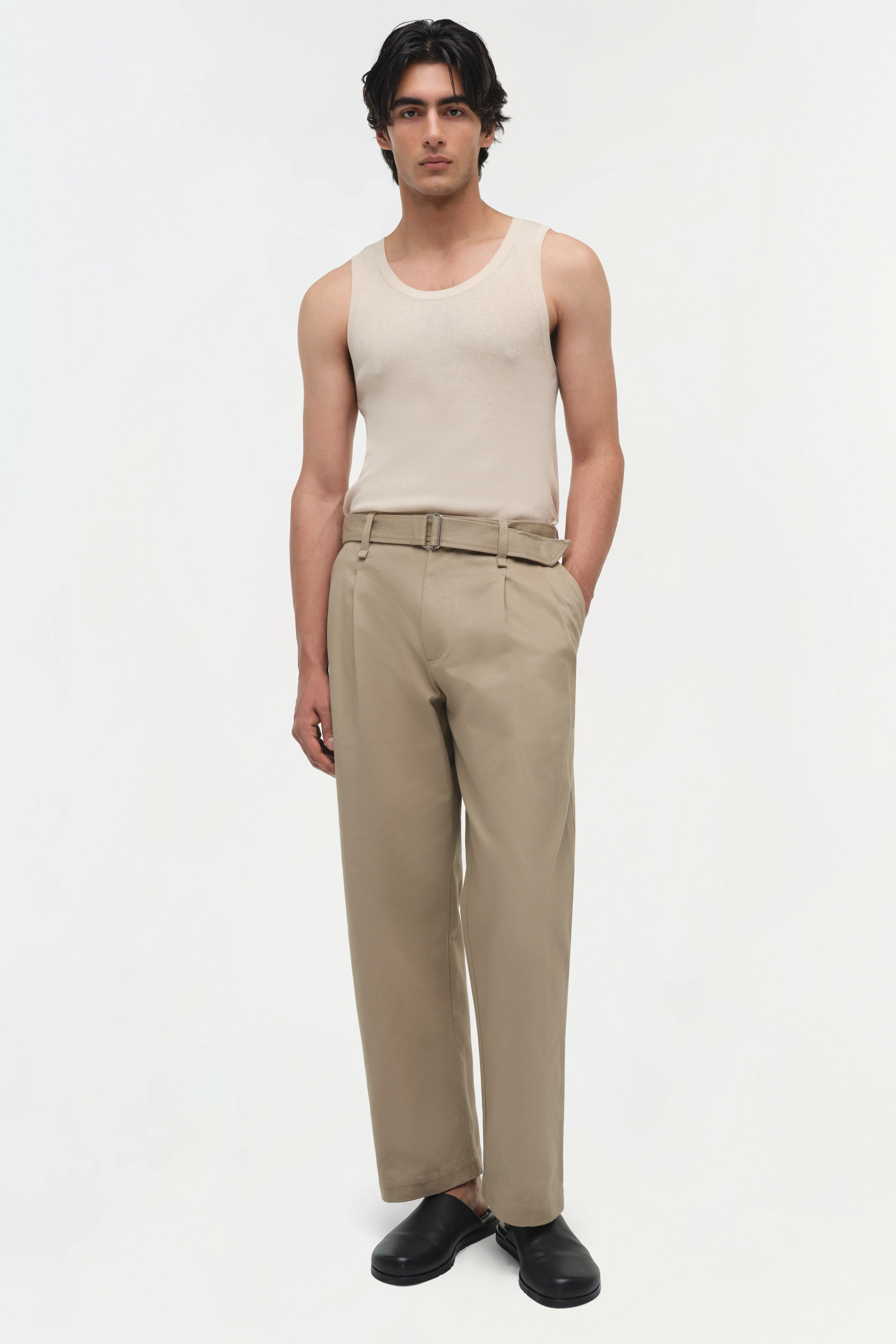 Kent Twill Pleated Pants - Image 3