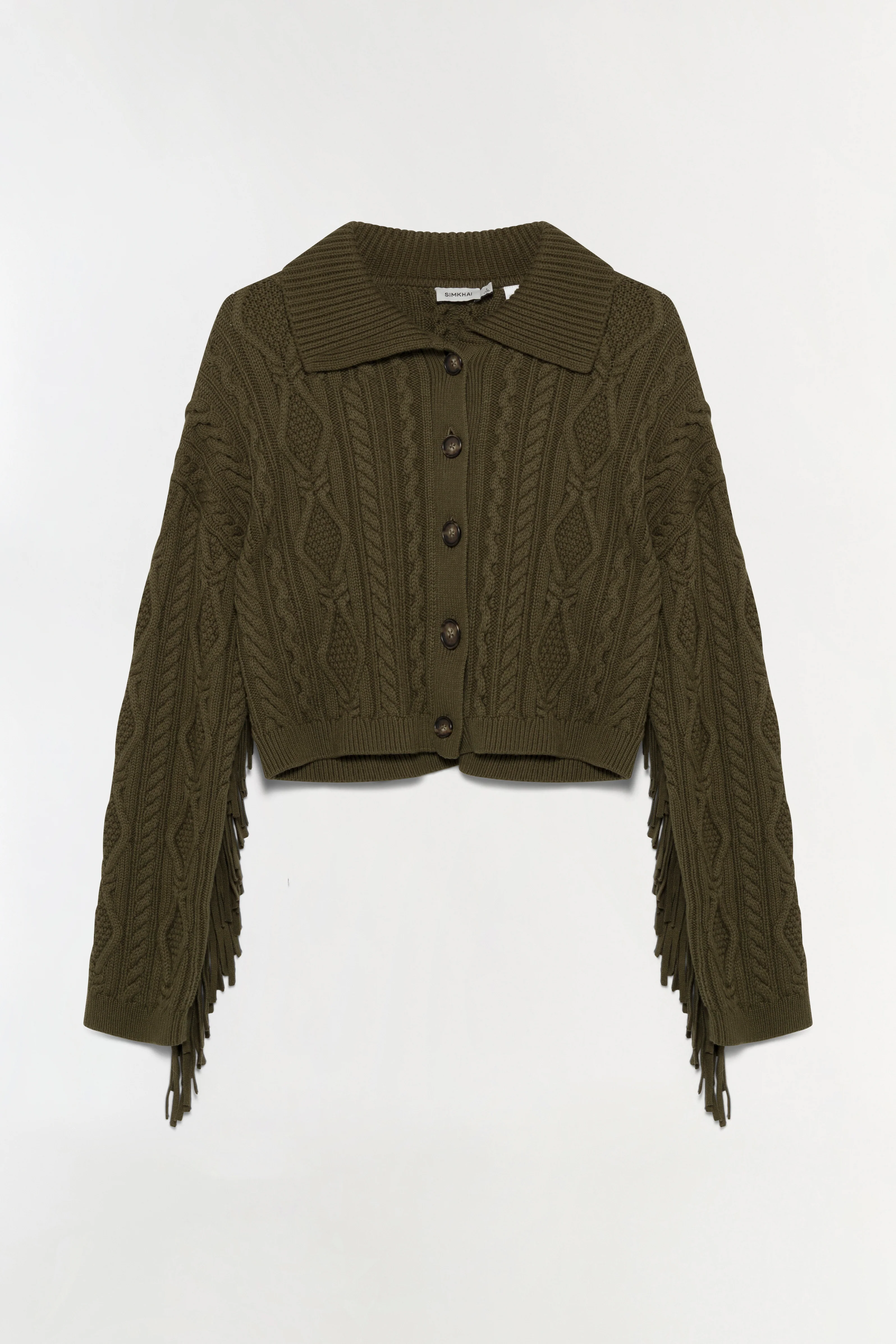 Virginia Wool Fringe Cardigan