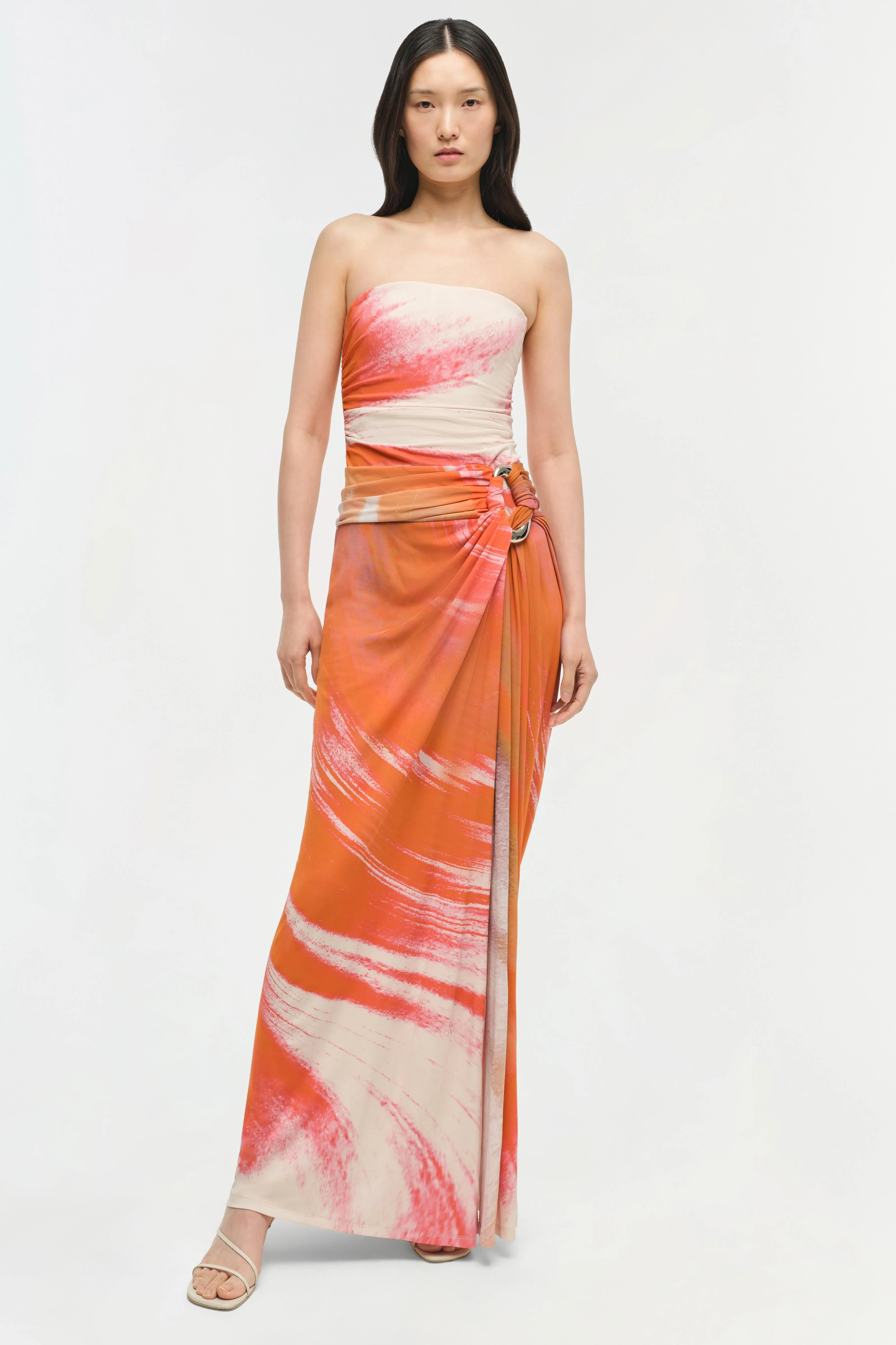 Emma Strapless Jersey Gown - Image 2