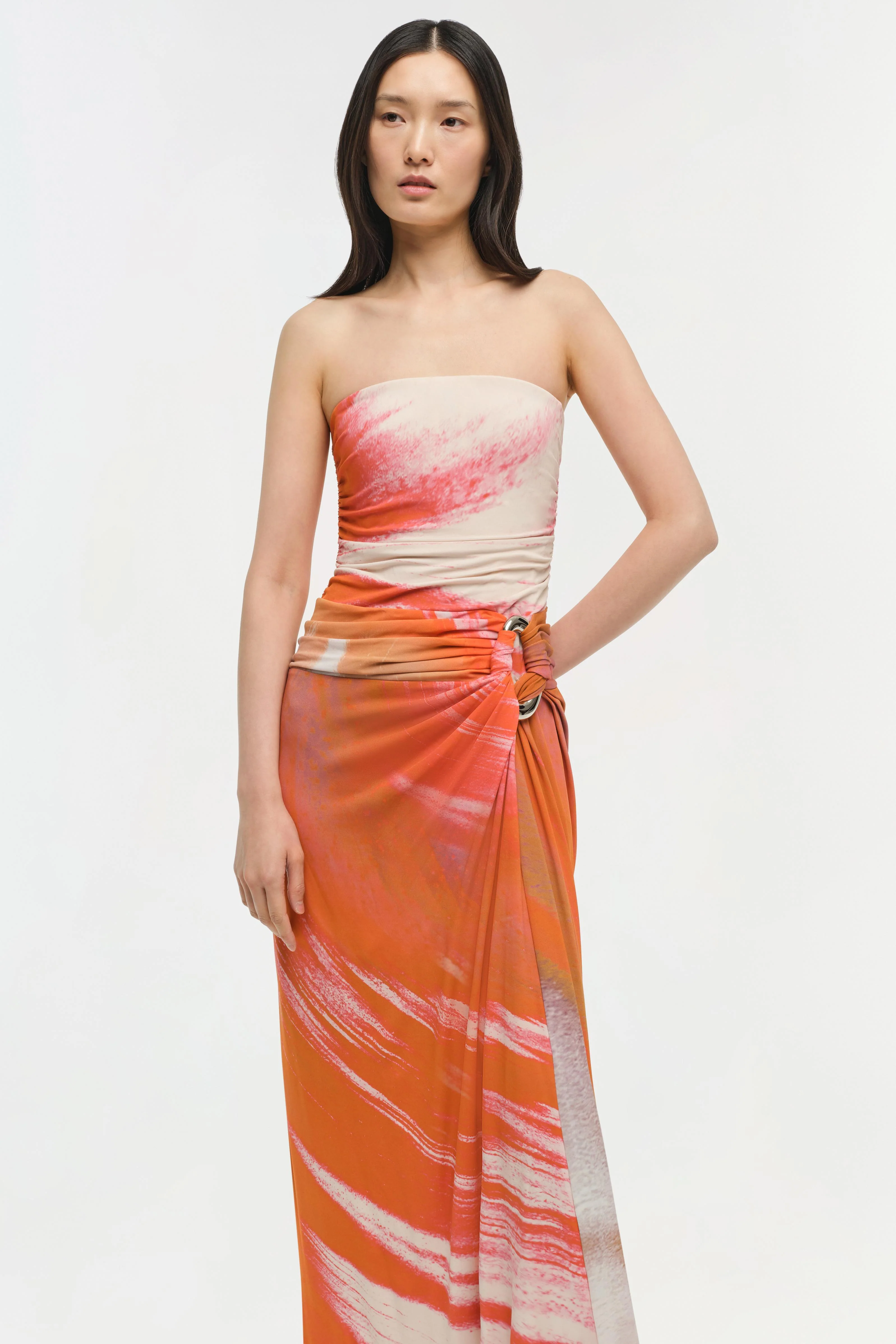 Emma Strapless Jersey Gown - Image 3