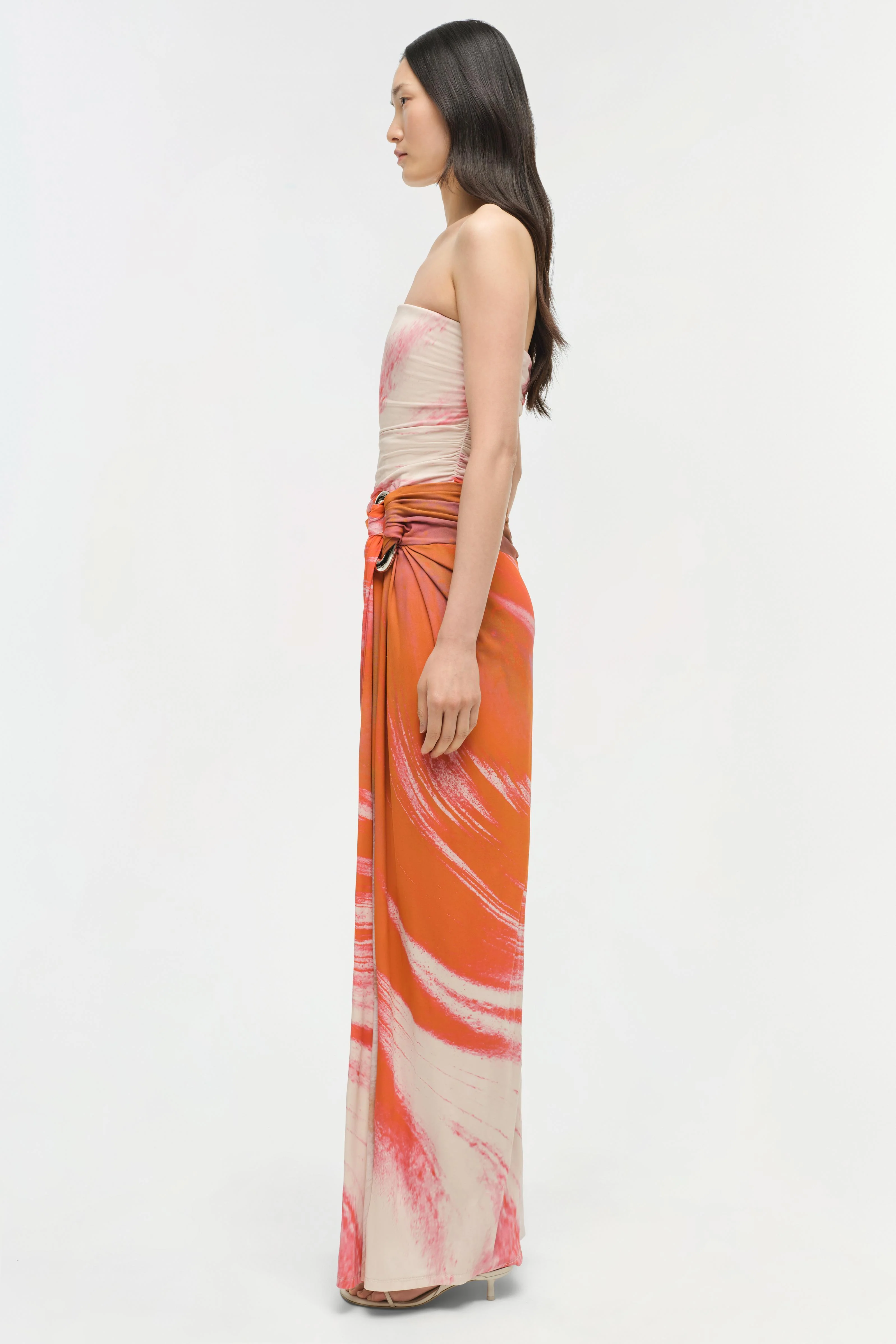 Emma Strapless Jersey Gown - Image 4