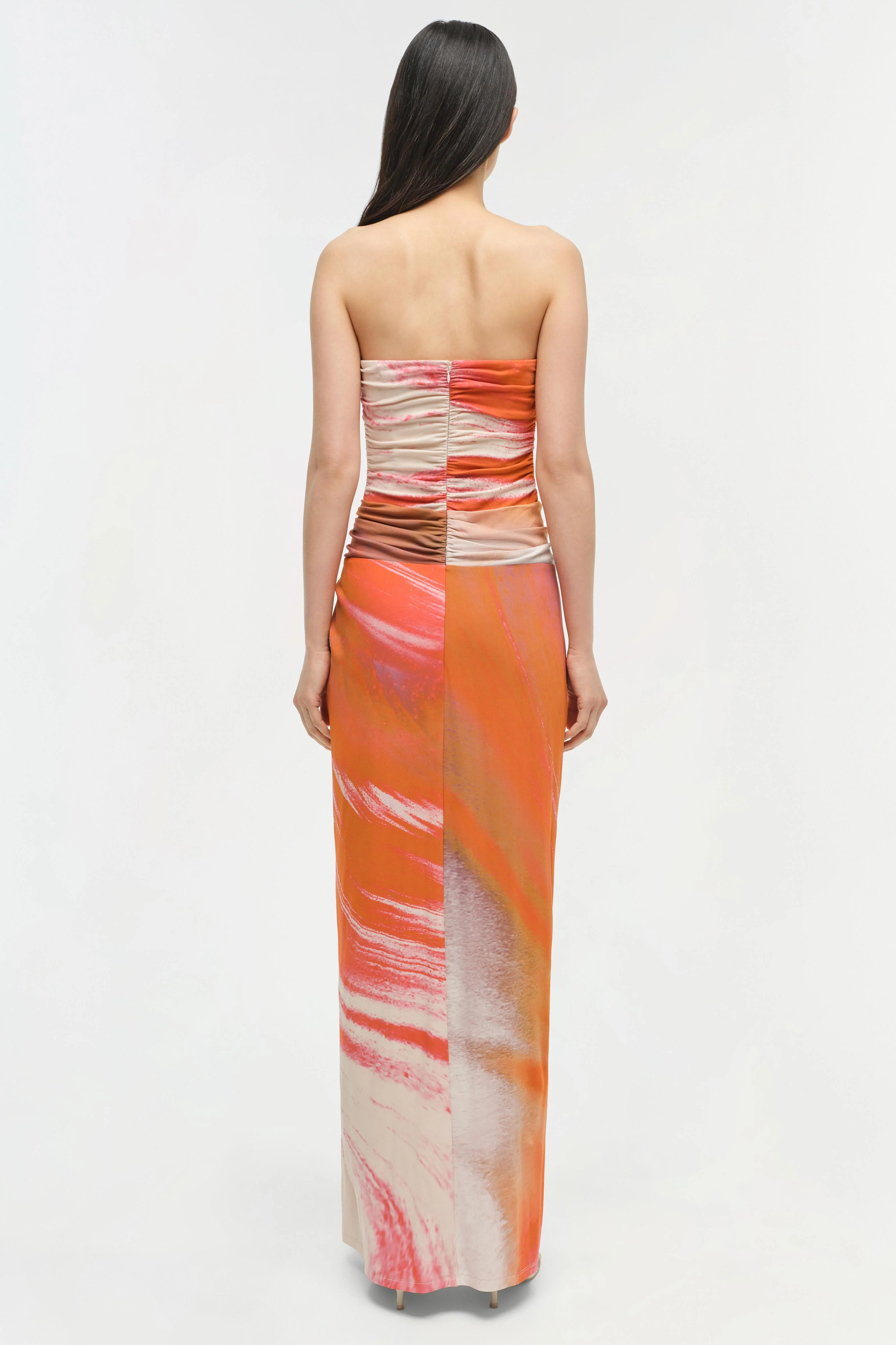 Emma Strapless Jersey Gown - Image 5