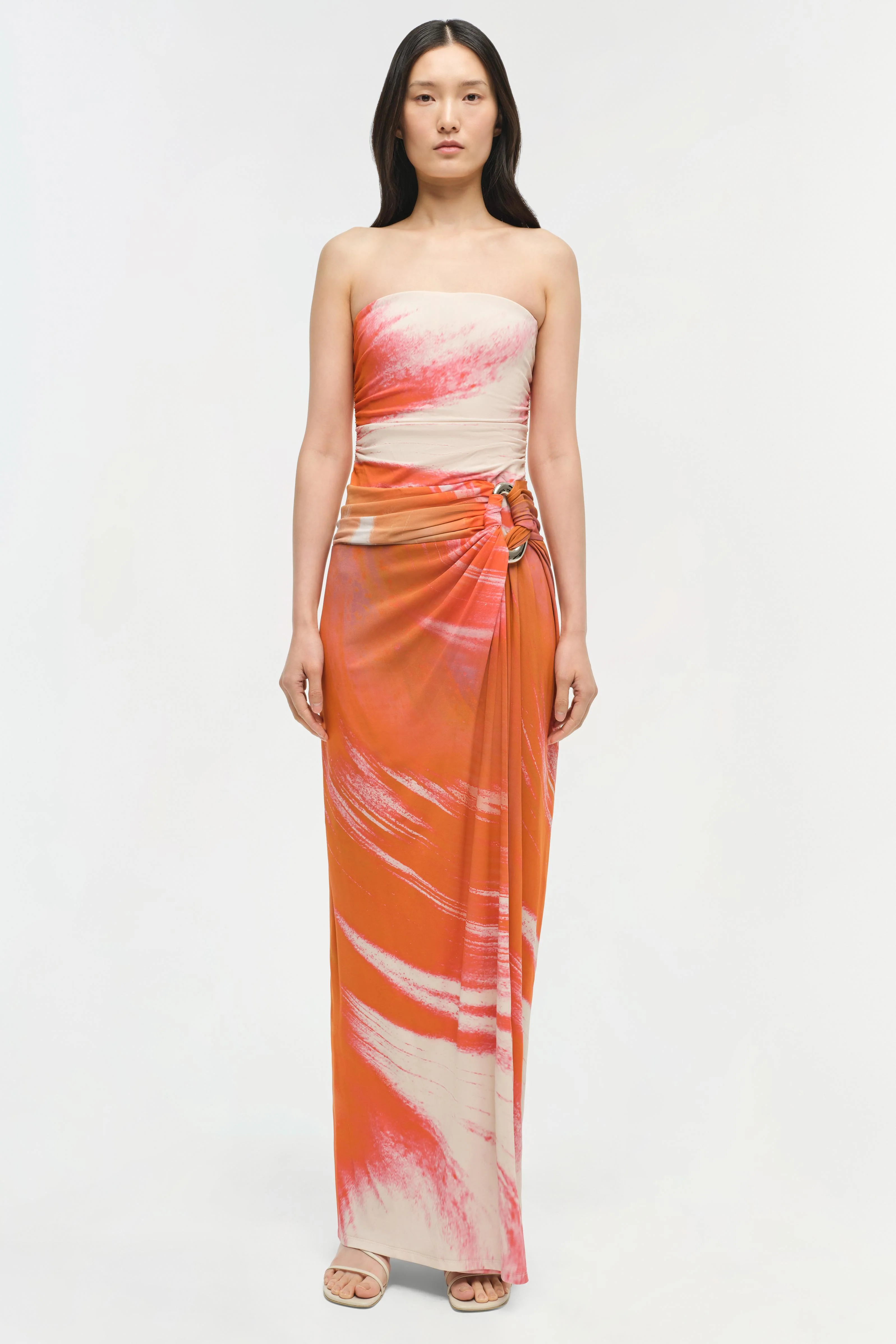 Emma Strapless Jersey Gown - Image 6