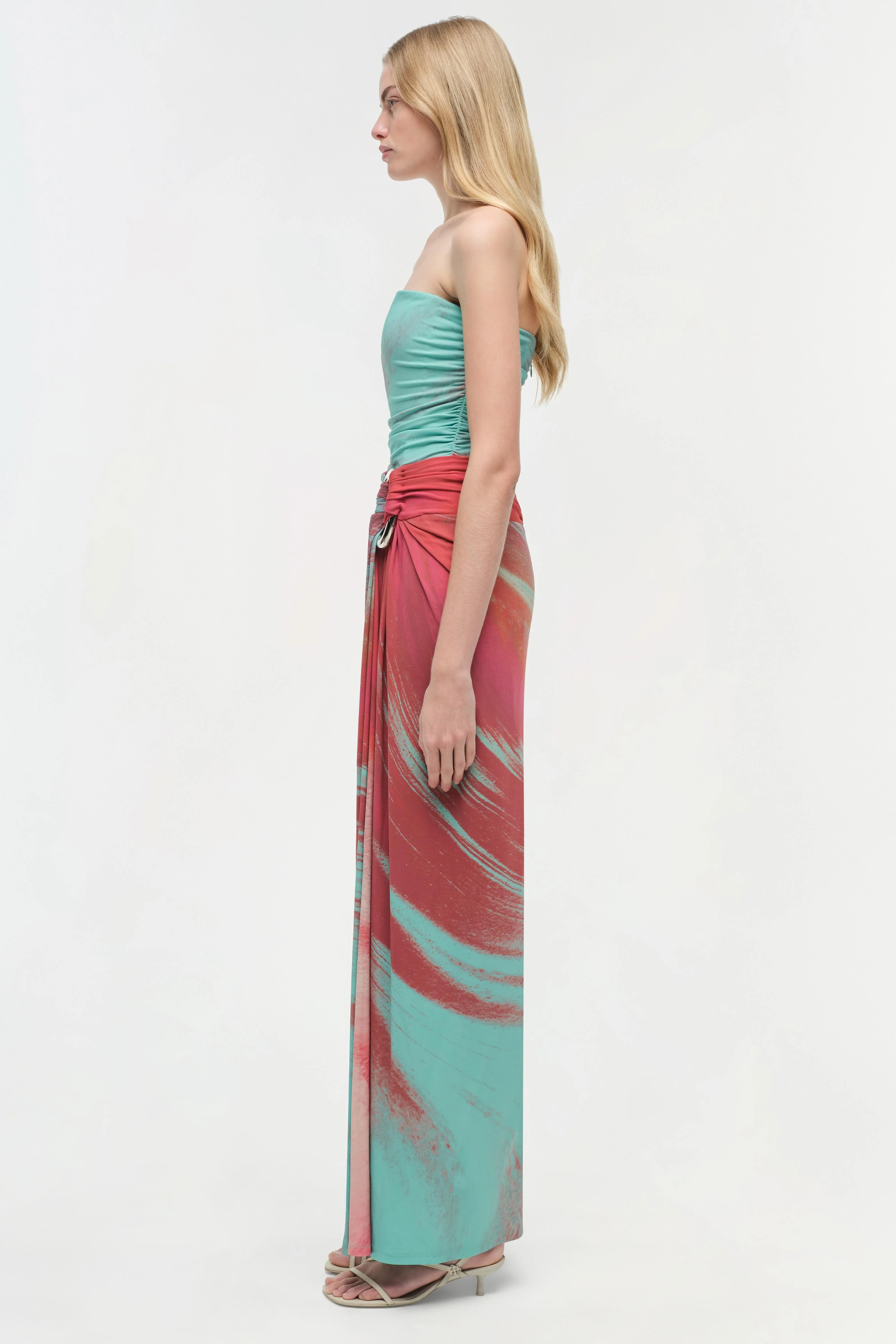 Emma Strapless Jersey Gown - Image 4