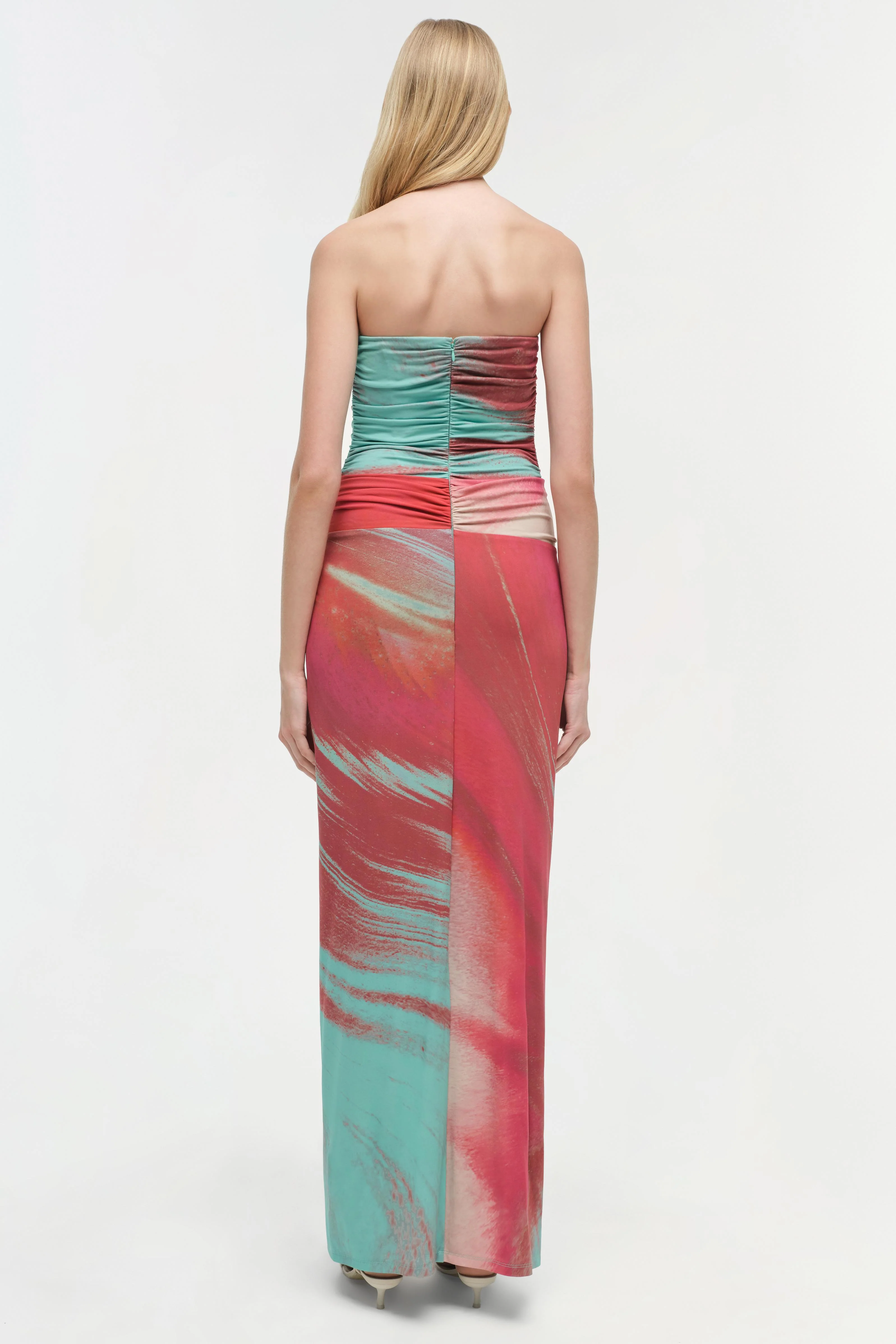 Emma Strapless Jersey Gown - Image 5