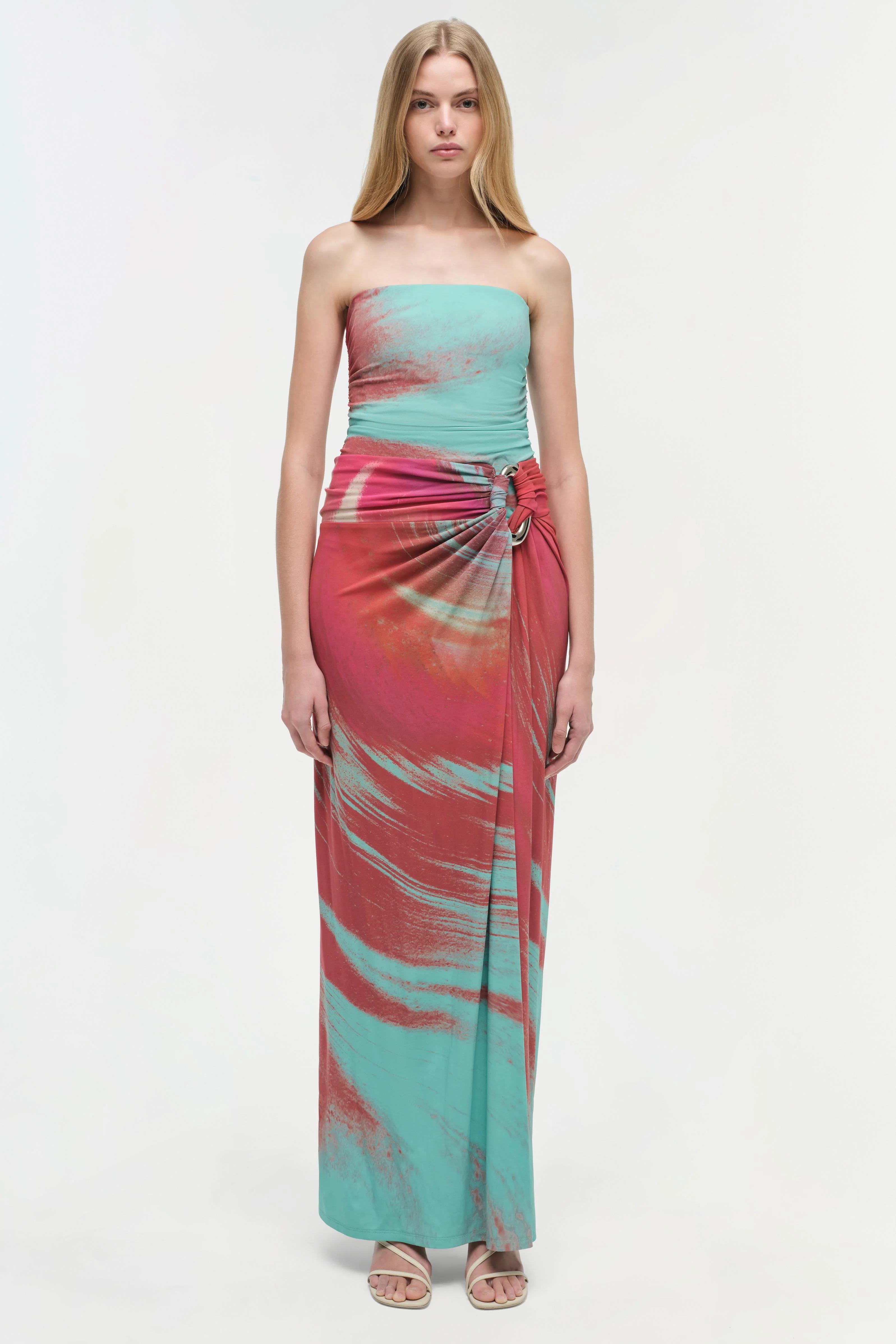 Emma Strapless Jersey Gown - Image 6