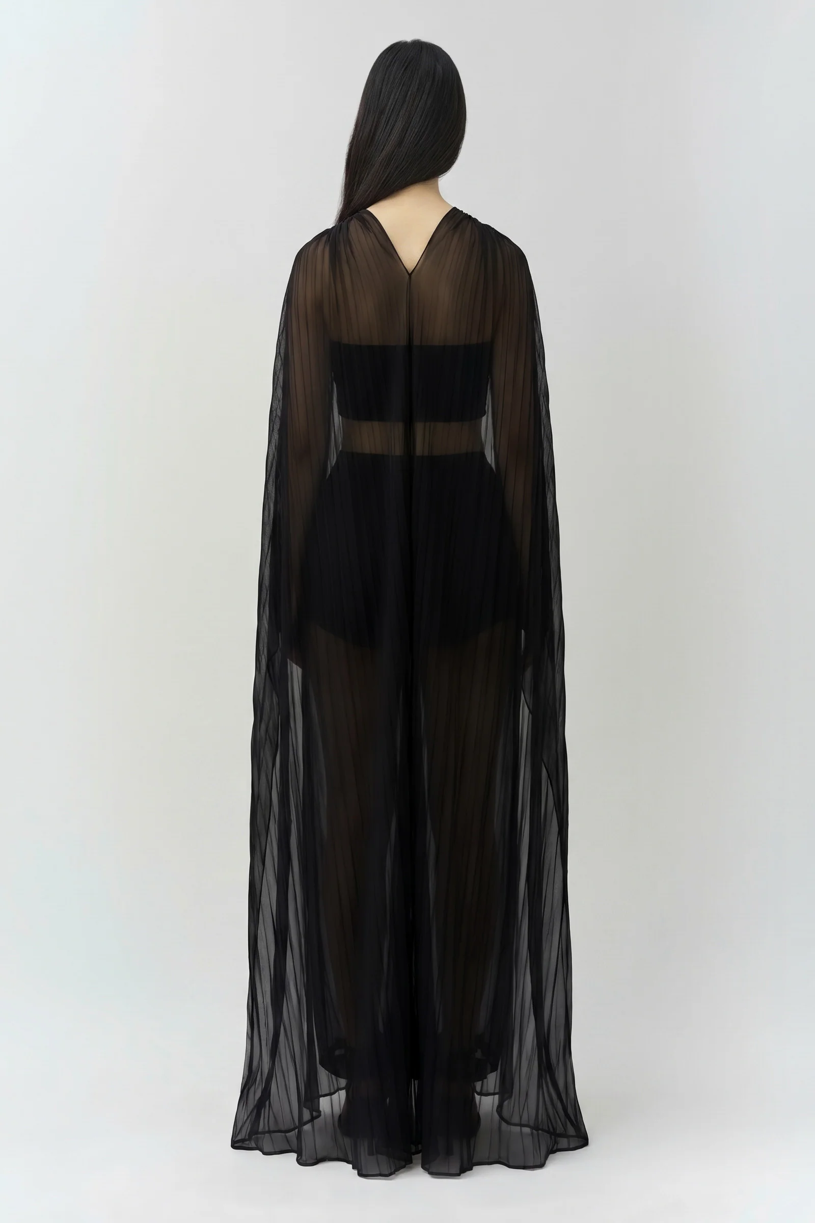Genoa Crinkle Jersey Cape - Image 5