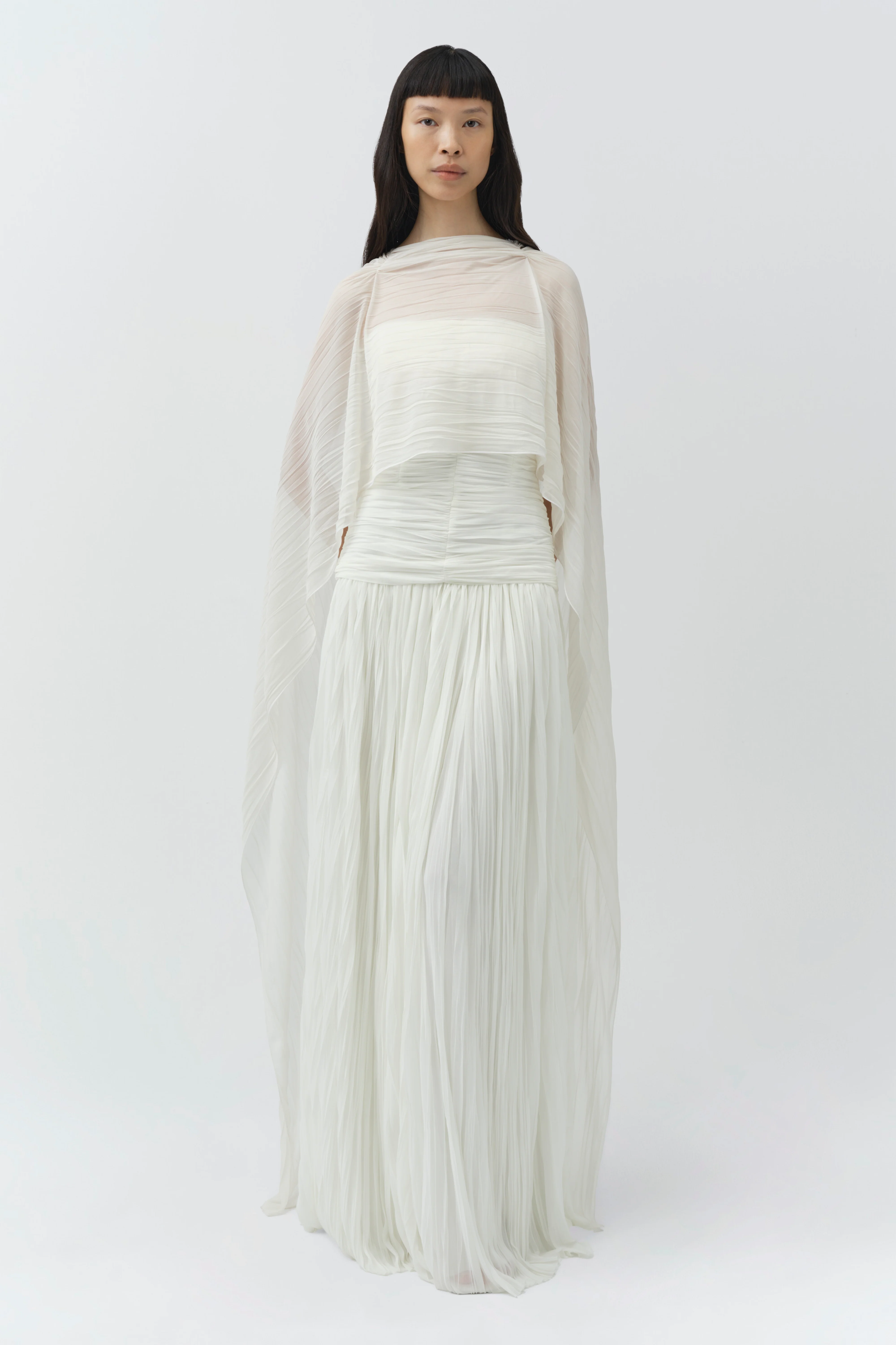 Genoa Crinkle Jersey Cape - Image 5