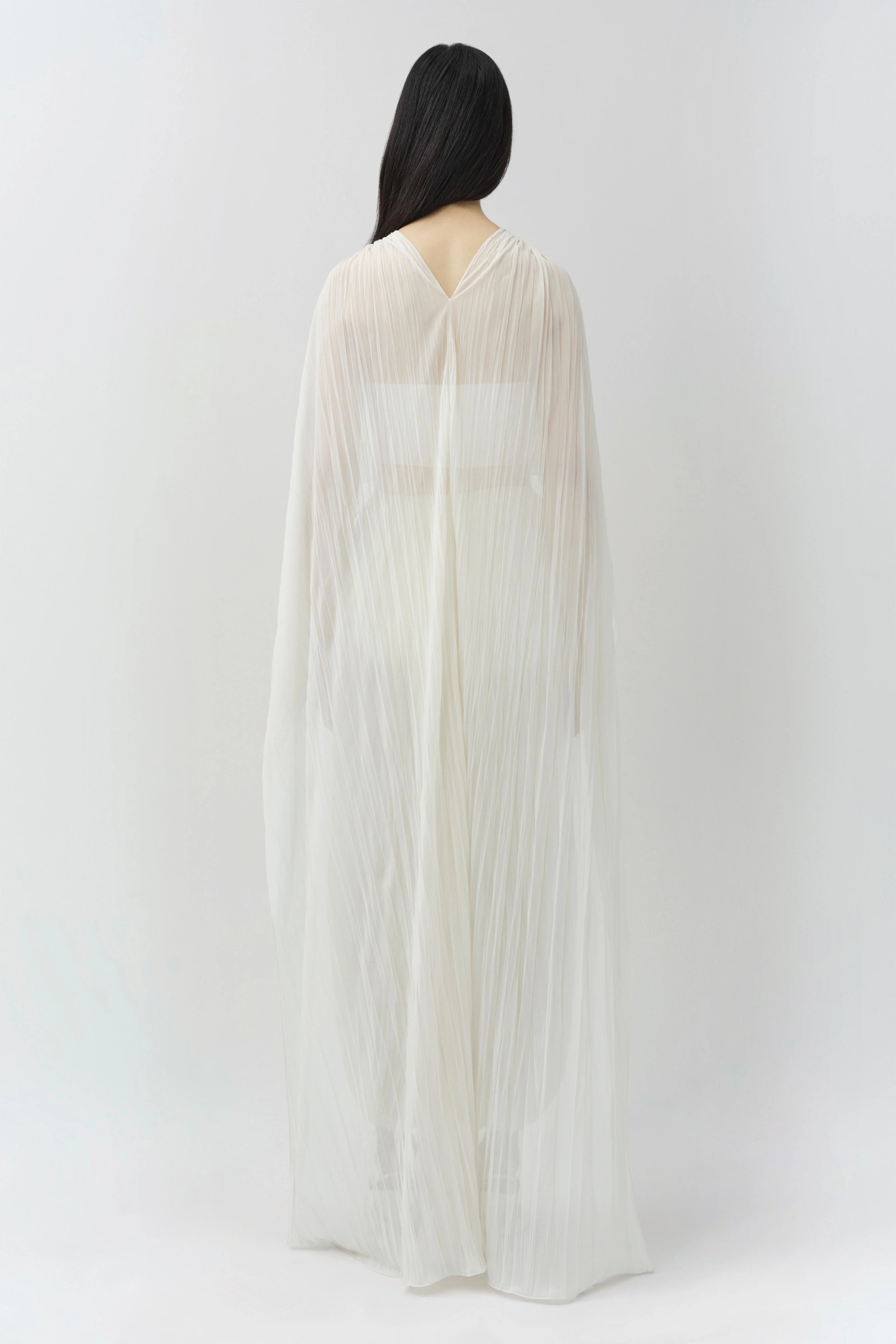 Genoa Crinkle Jersey Cape - Image 6