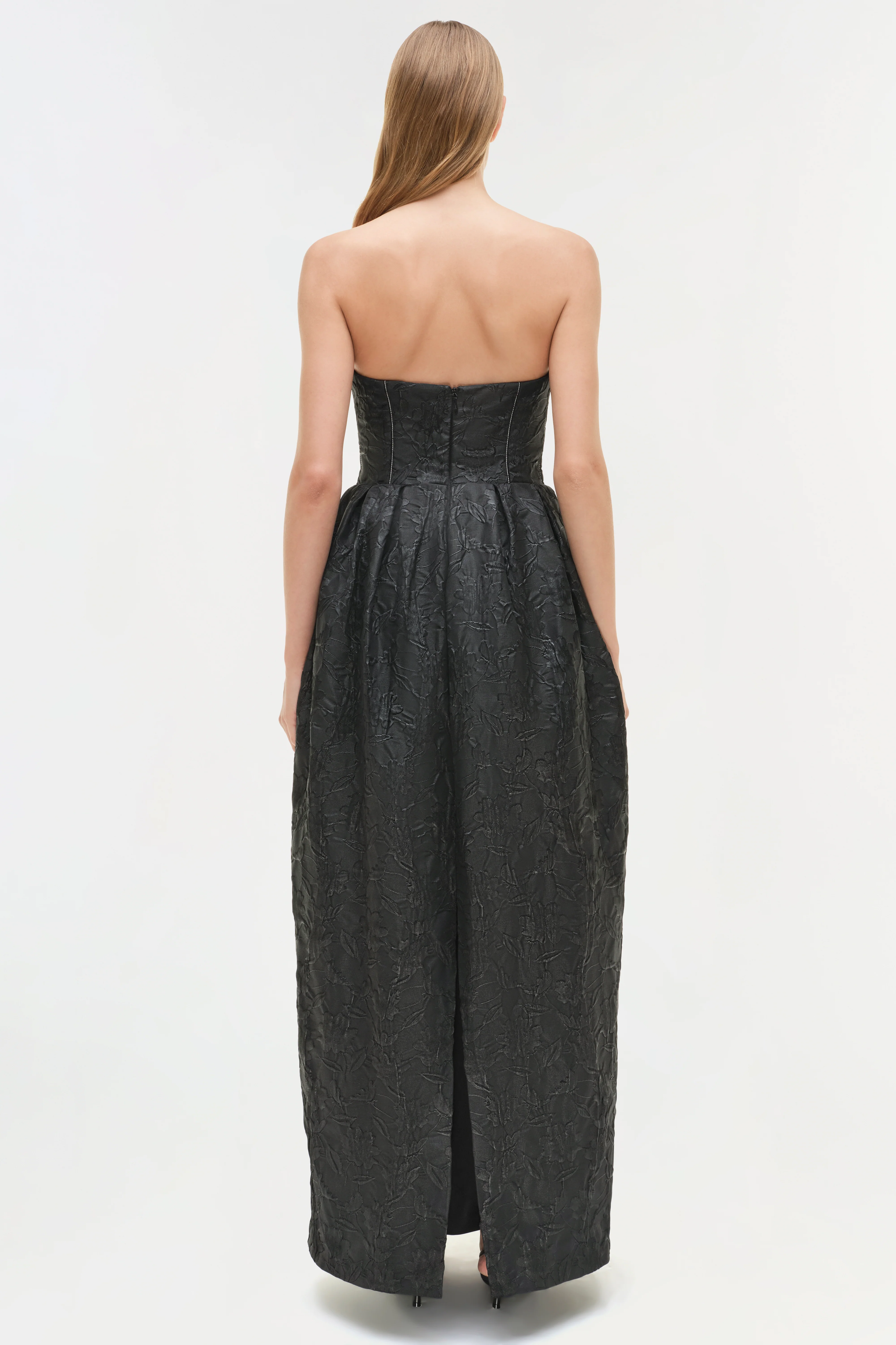 Adeena Jacquard Bustier Gown - Image 6